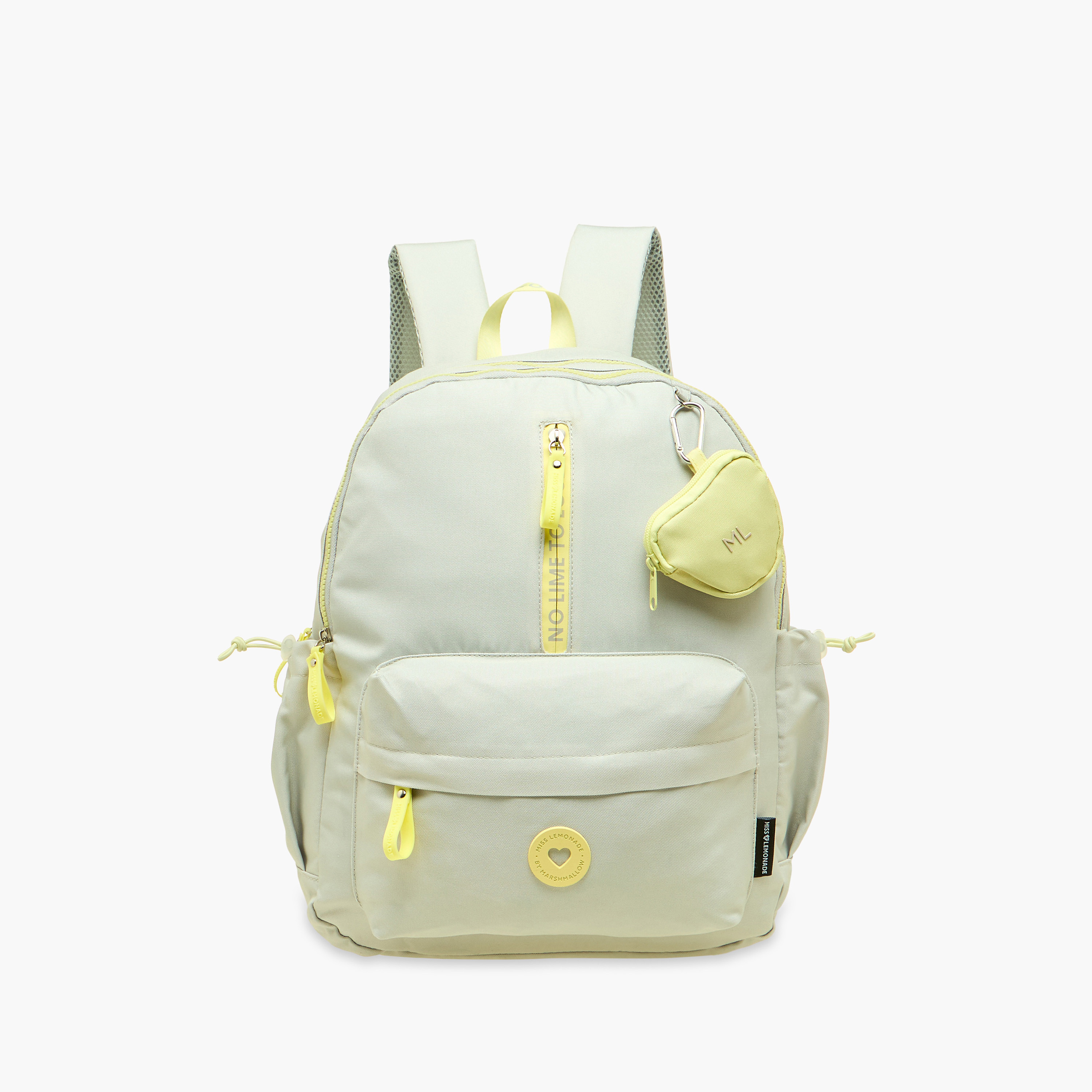 MISS LEMONADE Printed Backpack with Adjustable Shoulder Straps and Zip Closure - 33x43x16 cms-school-bagsandbackpacks-backpacks-image-1
