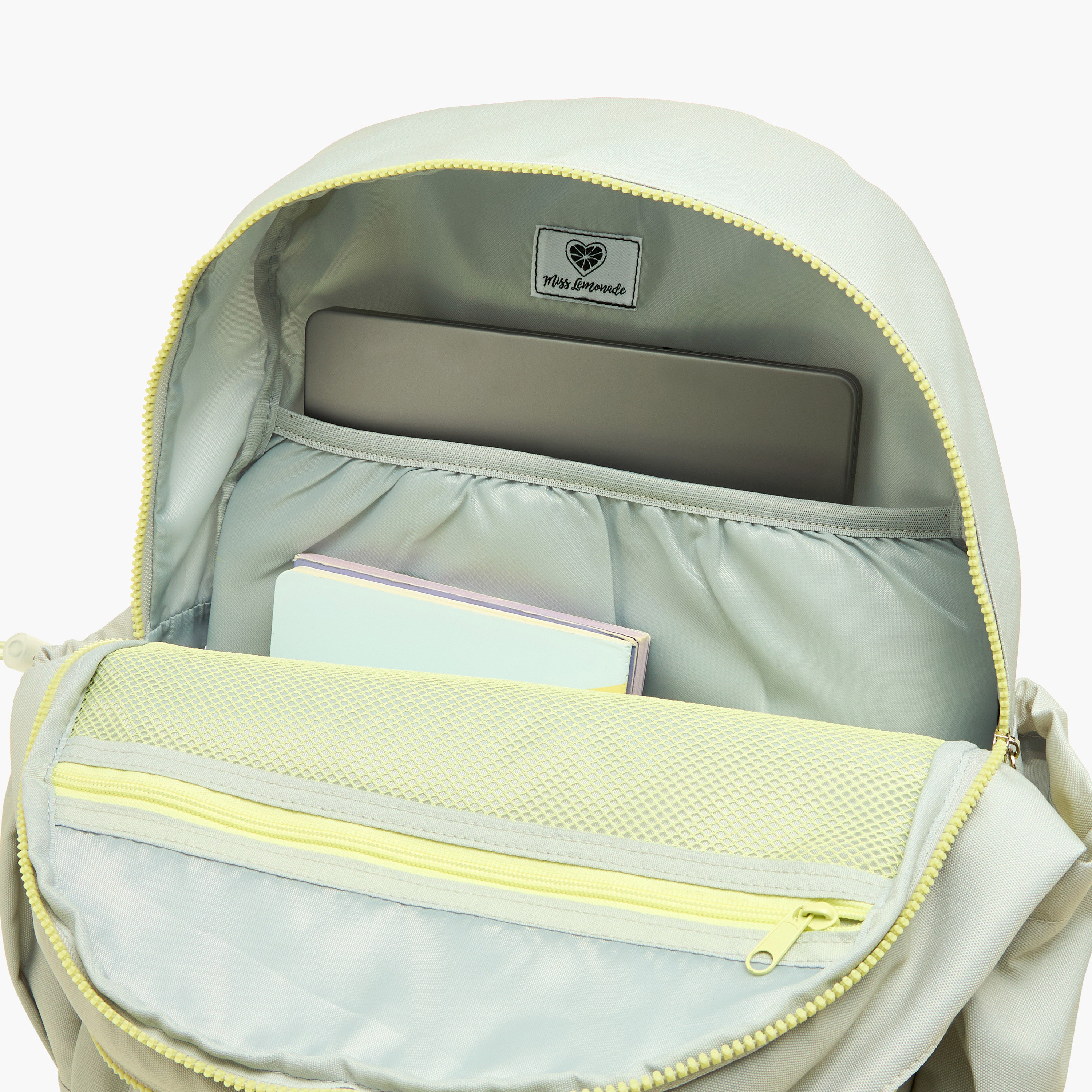 MISS LEMONADE Printed Backpack with Adjustable Shoulder Straps and Zip Closure - 33x43x16 cms-school-bagsandbackpacks-backpacks-image-9