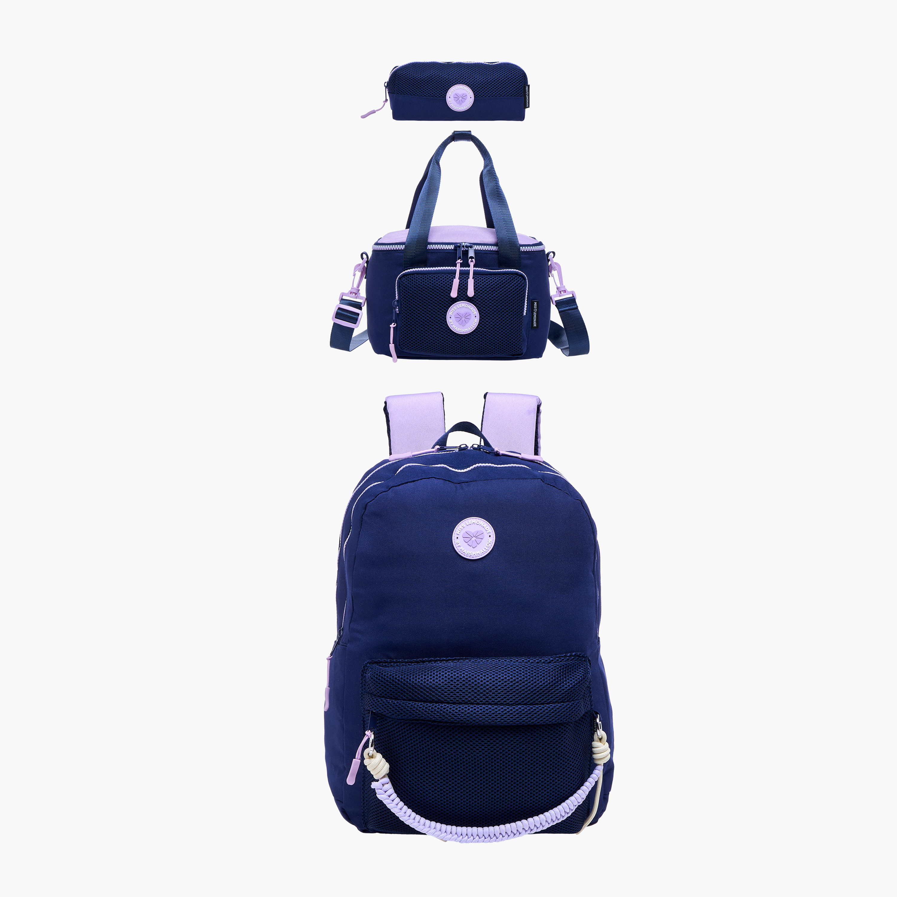 MISS LEMONADE Meshy Solid Lunch Bag with  Zip Closure-school-lunchessentials-lunchbags-image-8