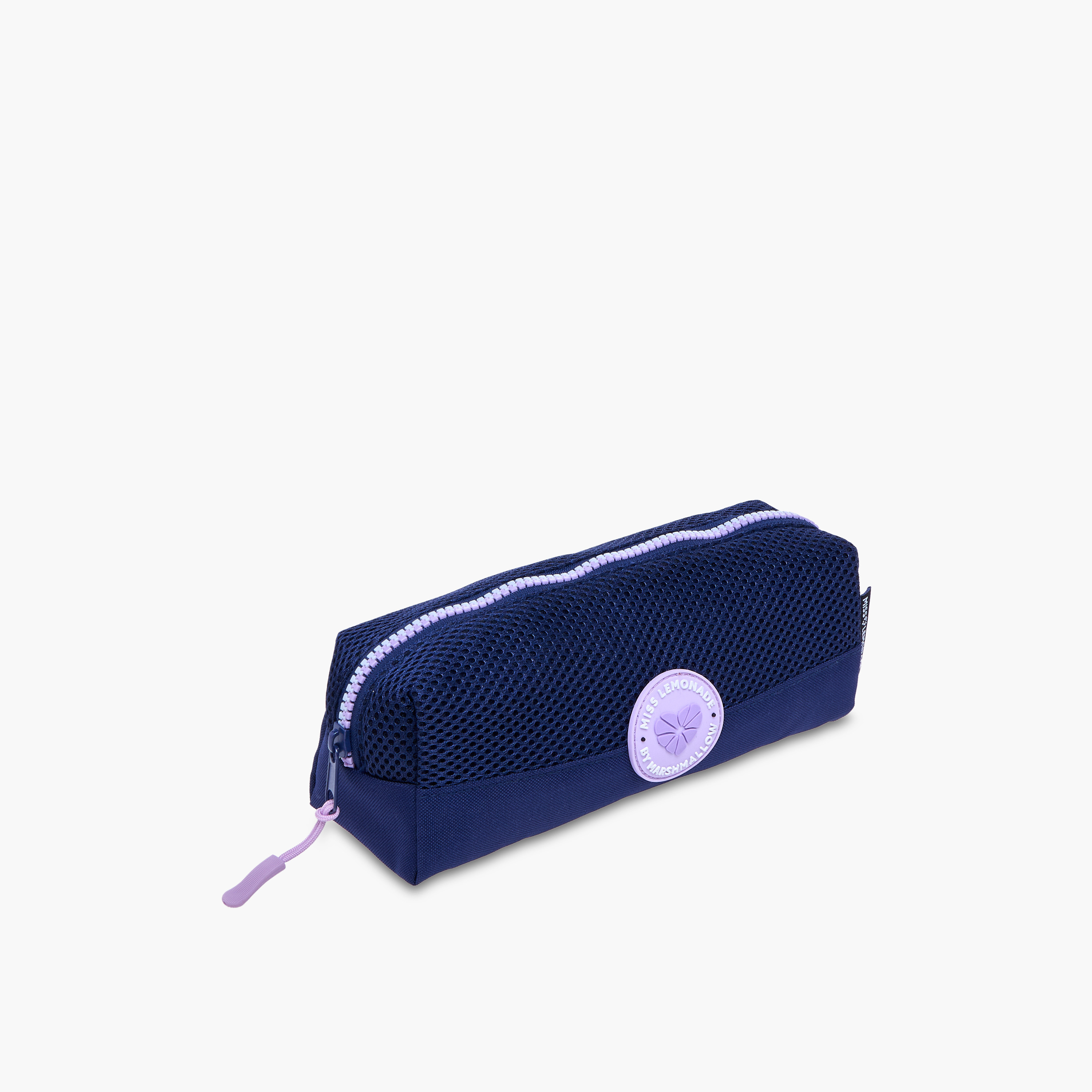 MISS LEMONADE Meshy Solid Pencil Pouch with Zip Closure-school-stationery-pencilcases-image-2