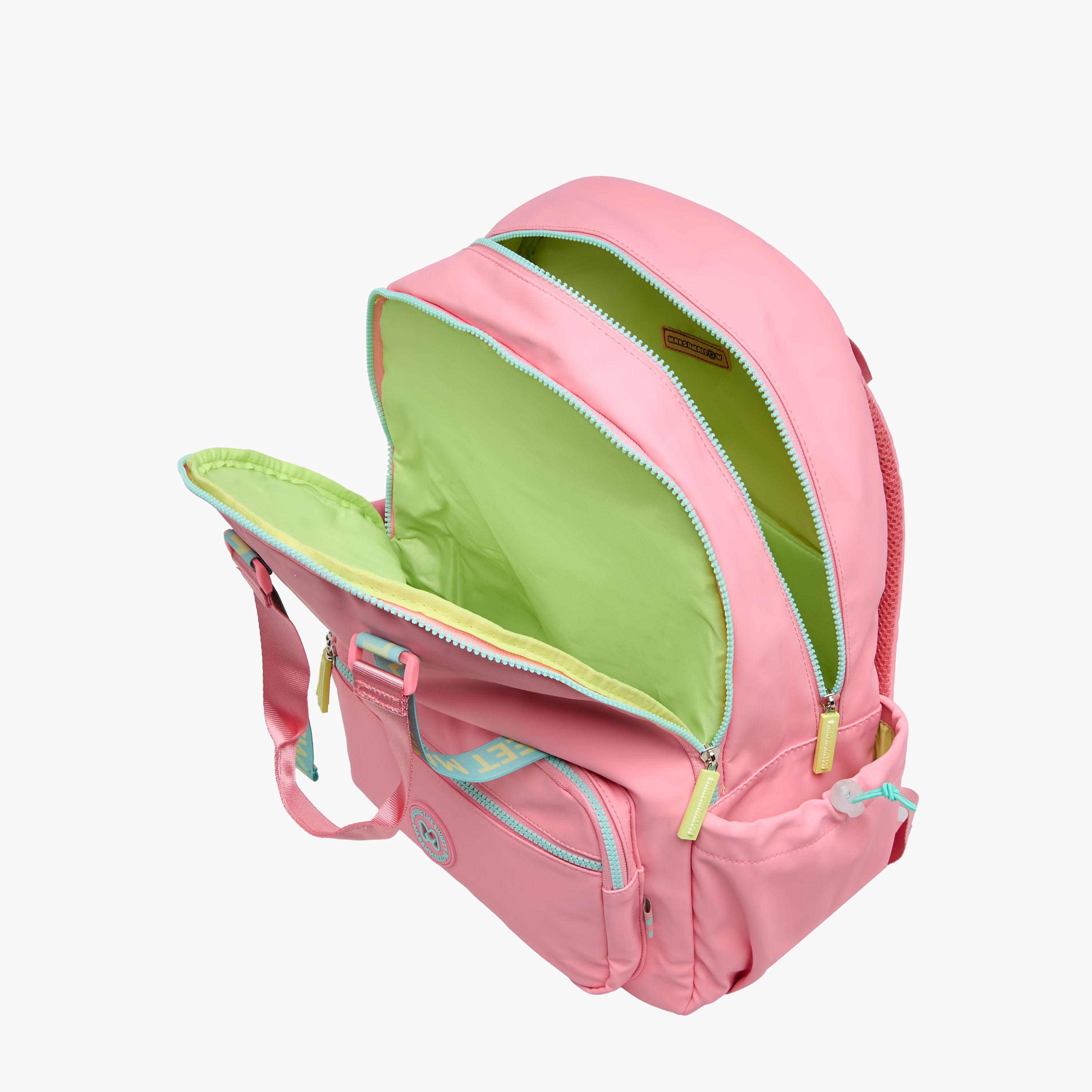 MARSHMALLOW Solid Backpack with Adjustable Straps and Zip Closure - 33x43x16 cms-promo_LS20_OMN-image-7