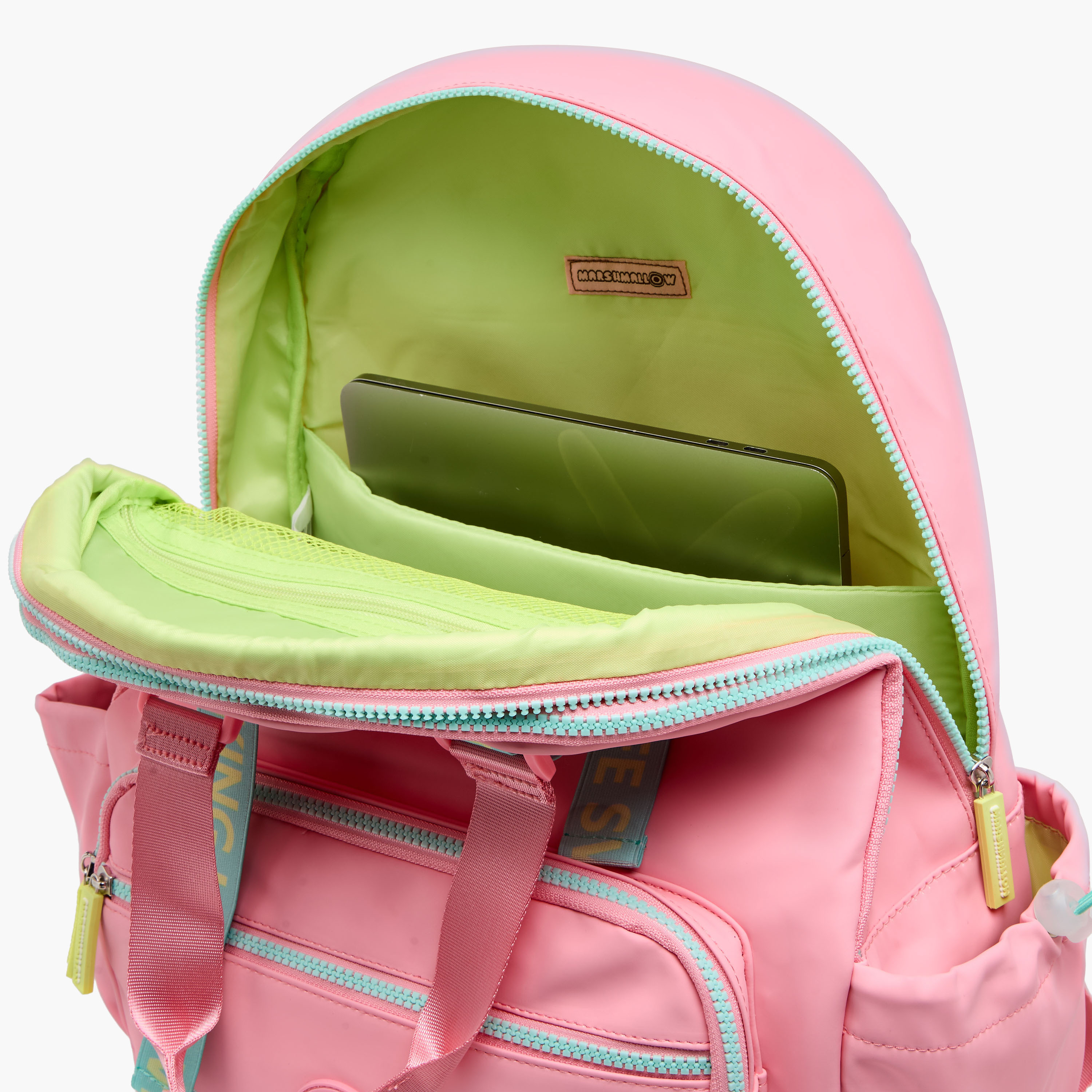 MARSHMALLOW Solid Backpack with Adjustable Straps and Zip Closure - 33x43x16 cms-promo_LS20_OMN-image-8