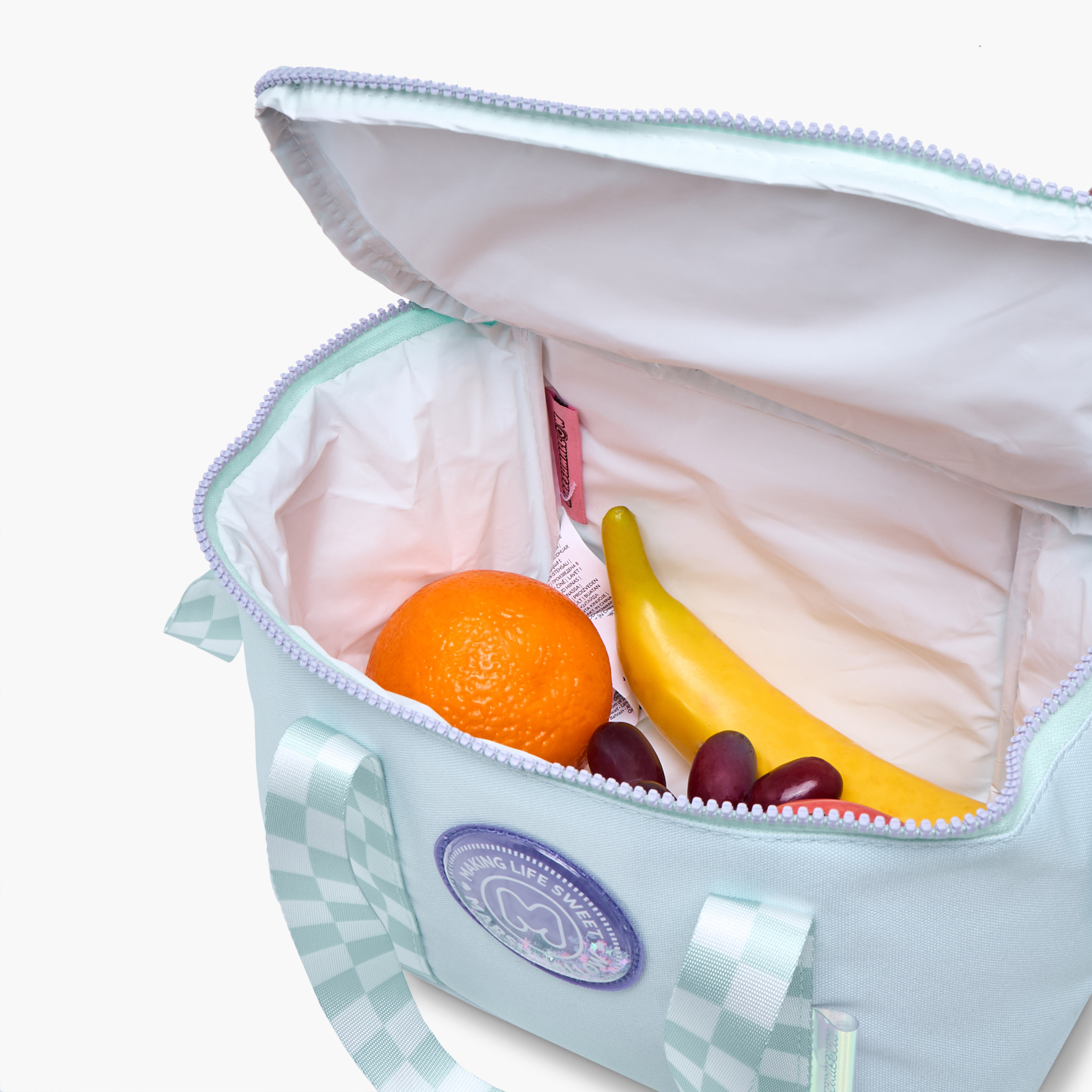 MARSHMALLOW Solid Lunch Bag with Adjustable Strap and Zip Closure-school-lunchessentials-lunchbags-image-7