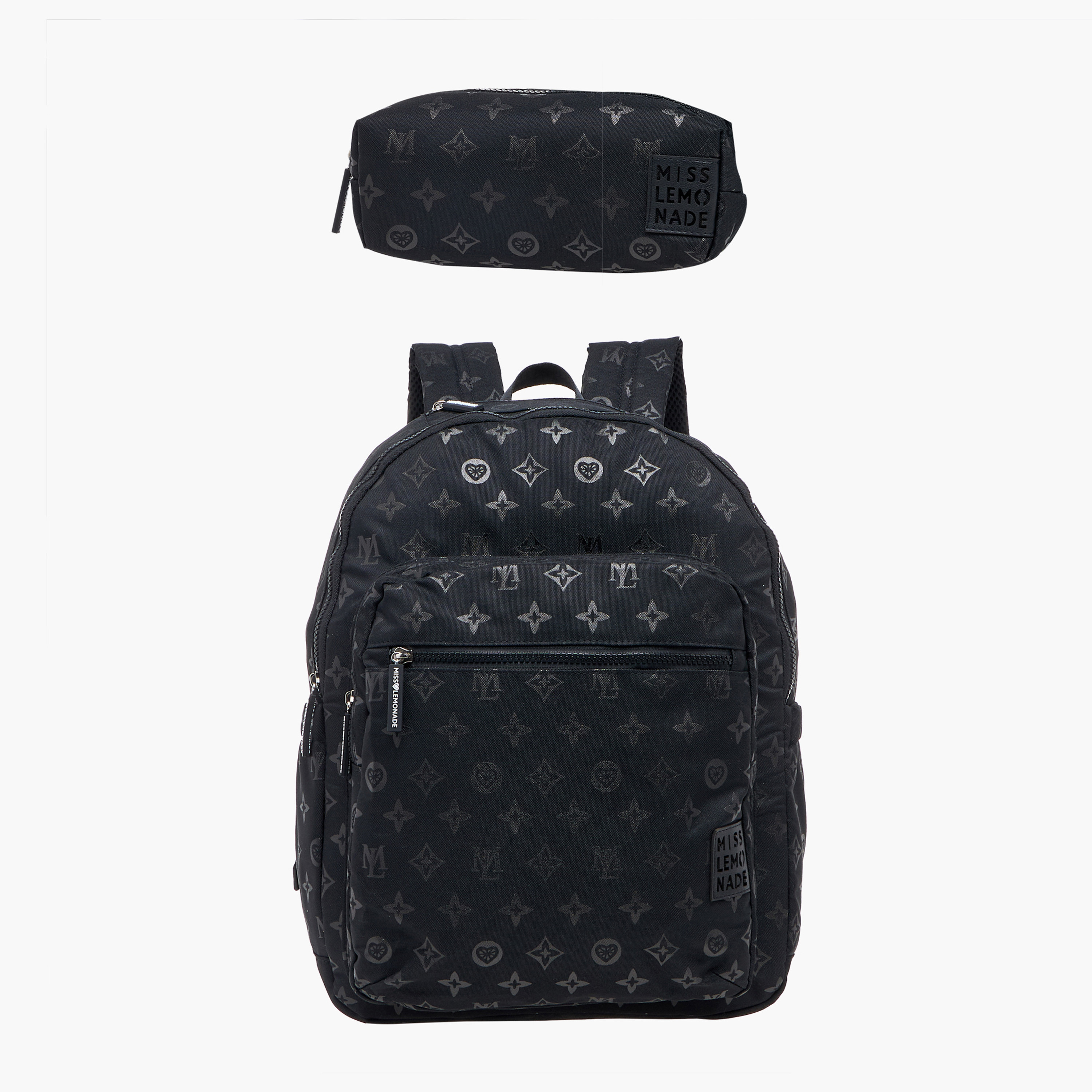 MISS LEMONADE Printed Backpack with Adjustable Shoulder Straps and Zip Closure - 33x43x16 cms-school-bagsandbackpacks-backpacks-image-10