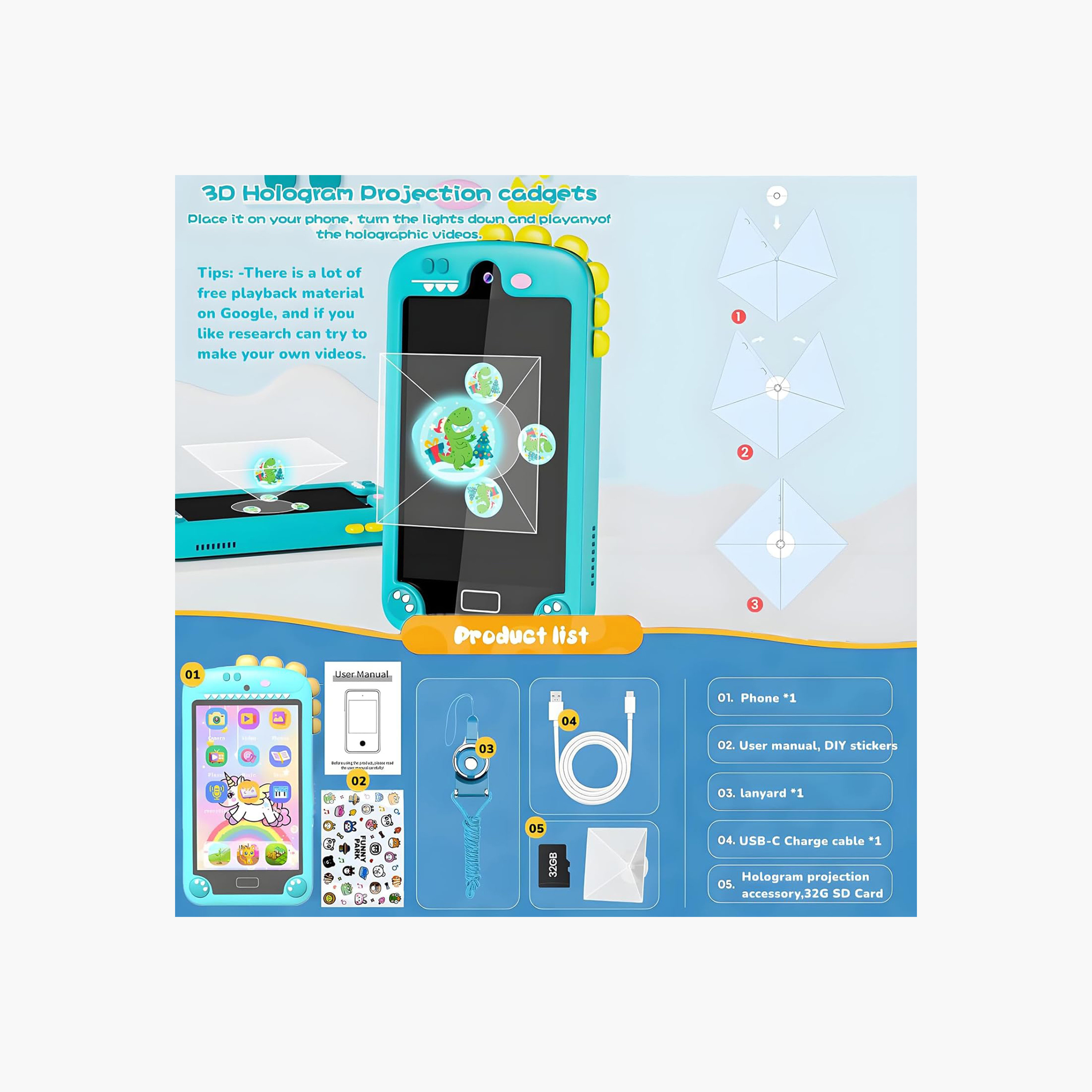 Juniors Dinosaur Kids Phone-electronics-tablets-image-30