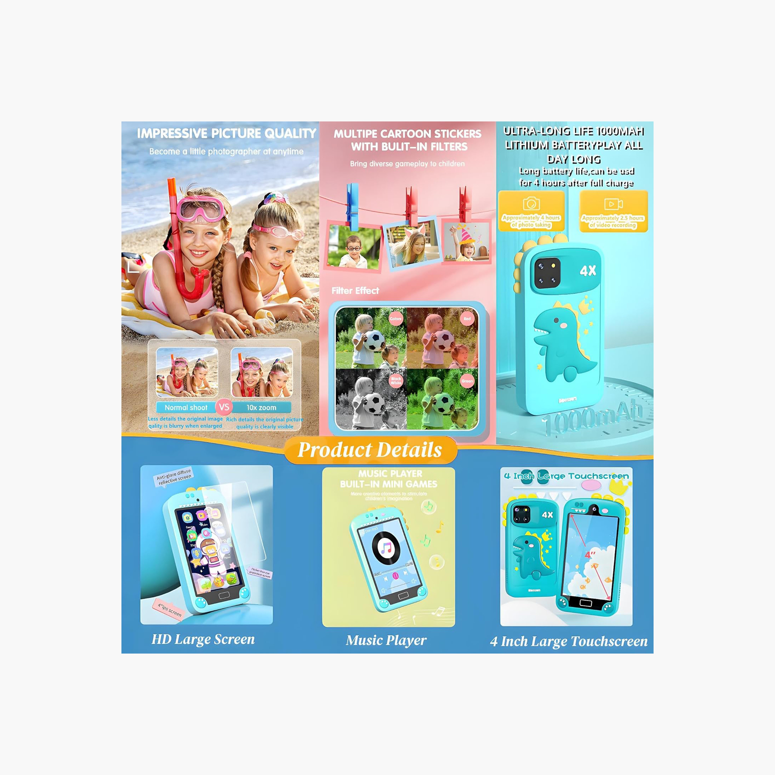 Juniors Dinosaur Kids Phone-electronics-tablets-image-31
