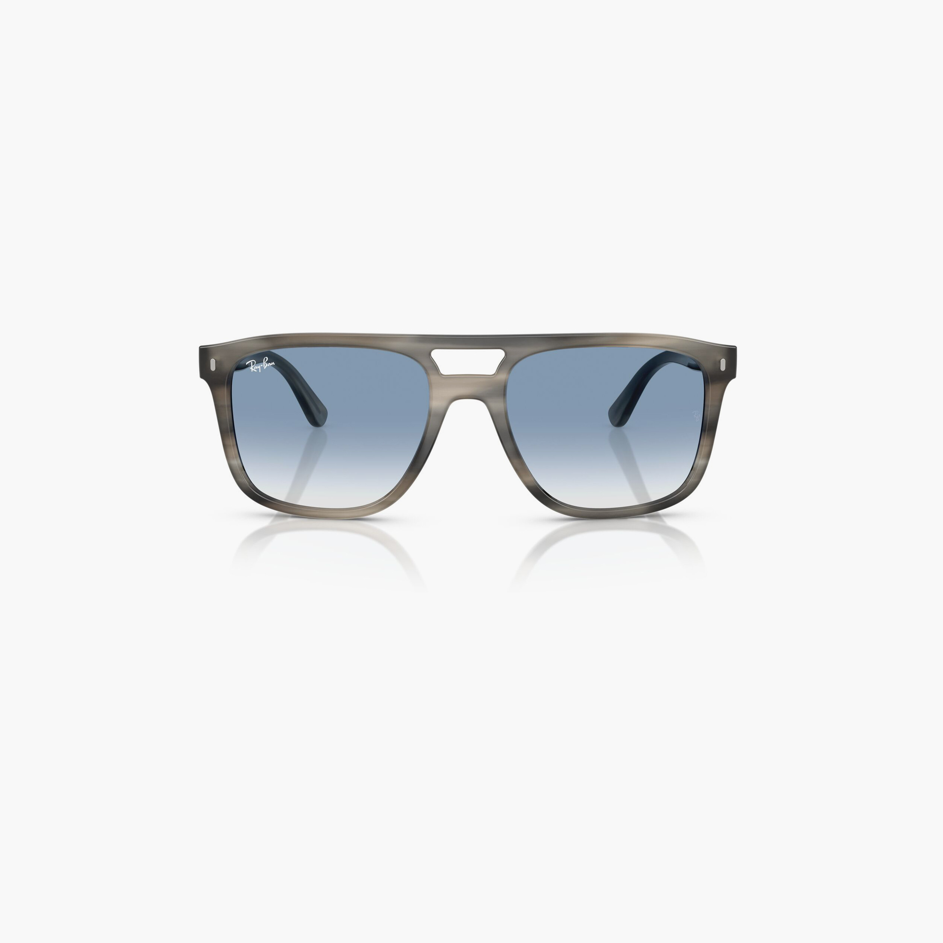 ريبان- نظارة شمسية مربعة زرقاء مقاس 58 مم - 0RB2213-men-sunglasses-image-4