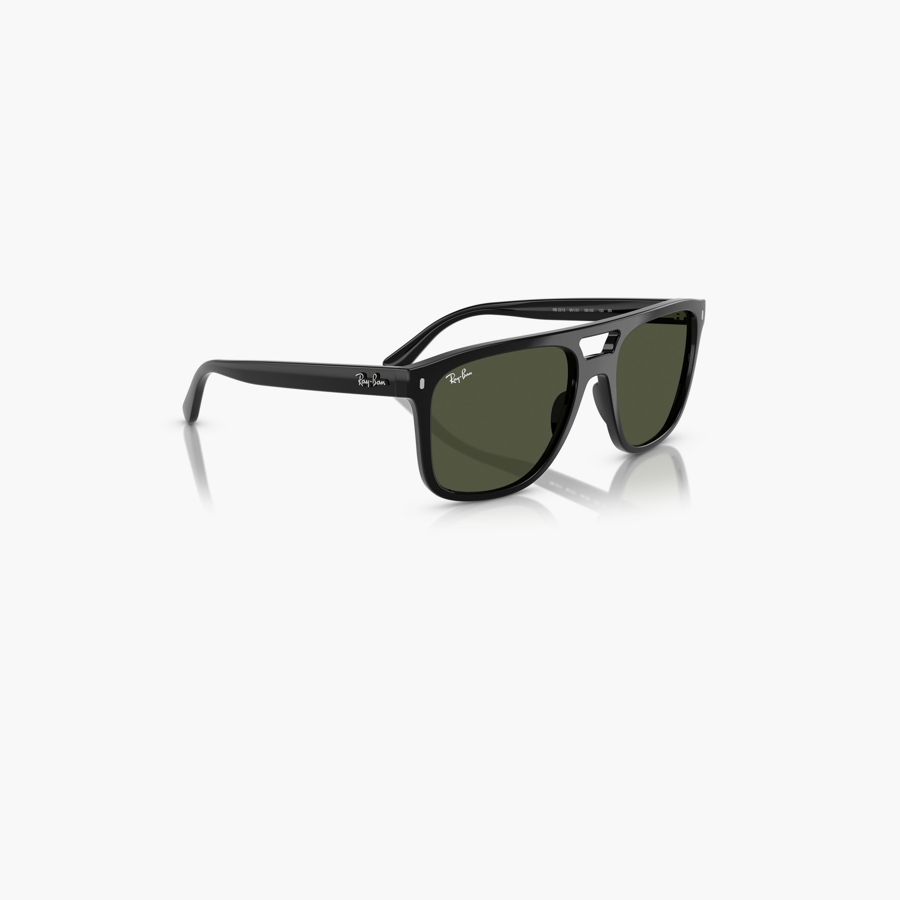 Ray-Ban 58MM Green Square Sunglasses - 0RB2213-men-sunglasses-image-3
