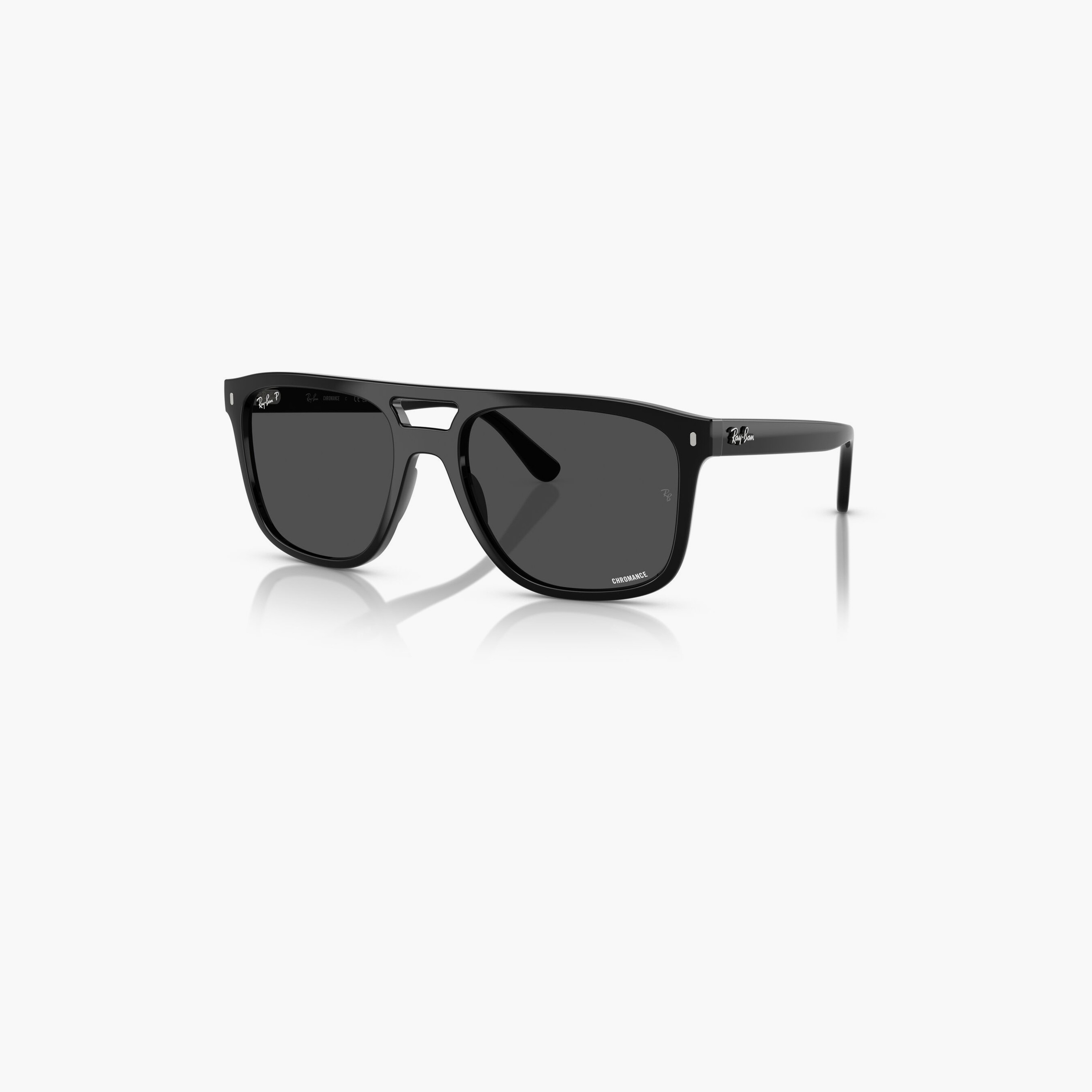 ريبان- نظارة شمسية مربعة رمادية مقاس 58 مم مستقطبة - 0RB2213CH-men-sunglasses-image-1