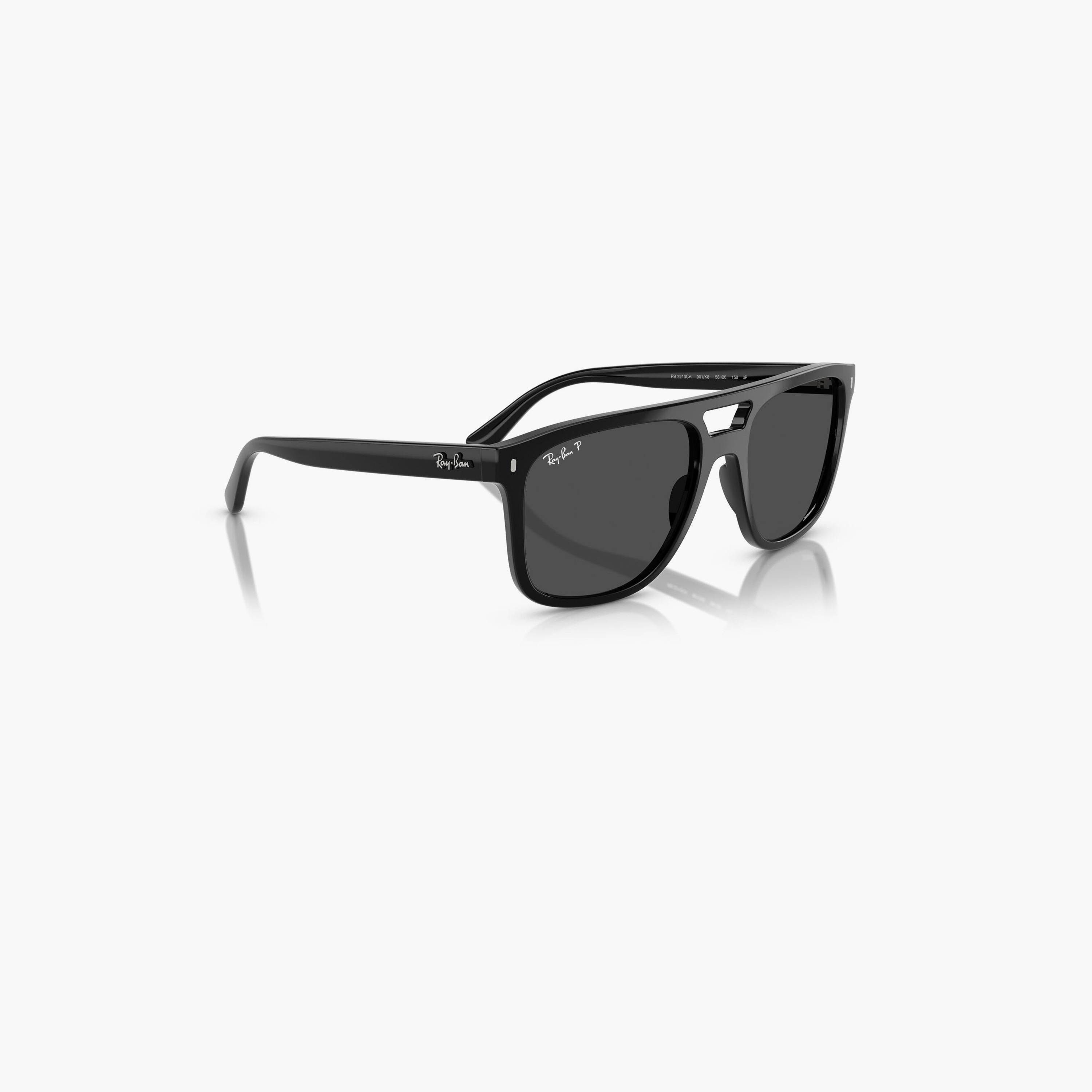 Ray-Ban Polarized 58MM Grey Square Sunglasses - 0RB2213CH-men-sunglasses-image-3