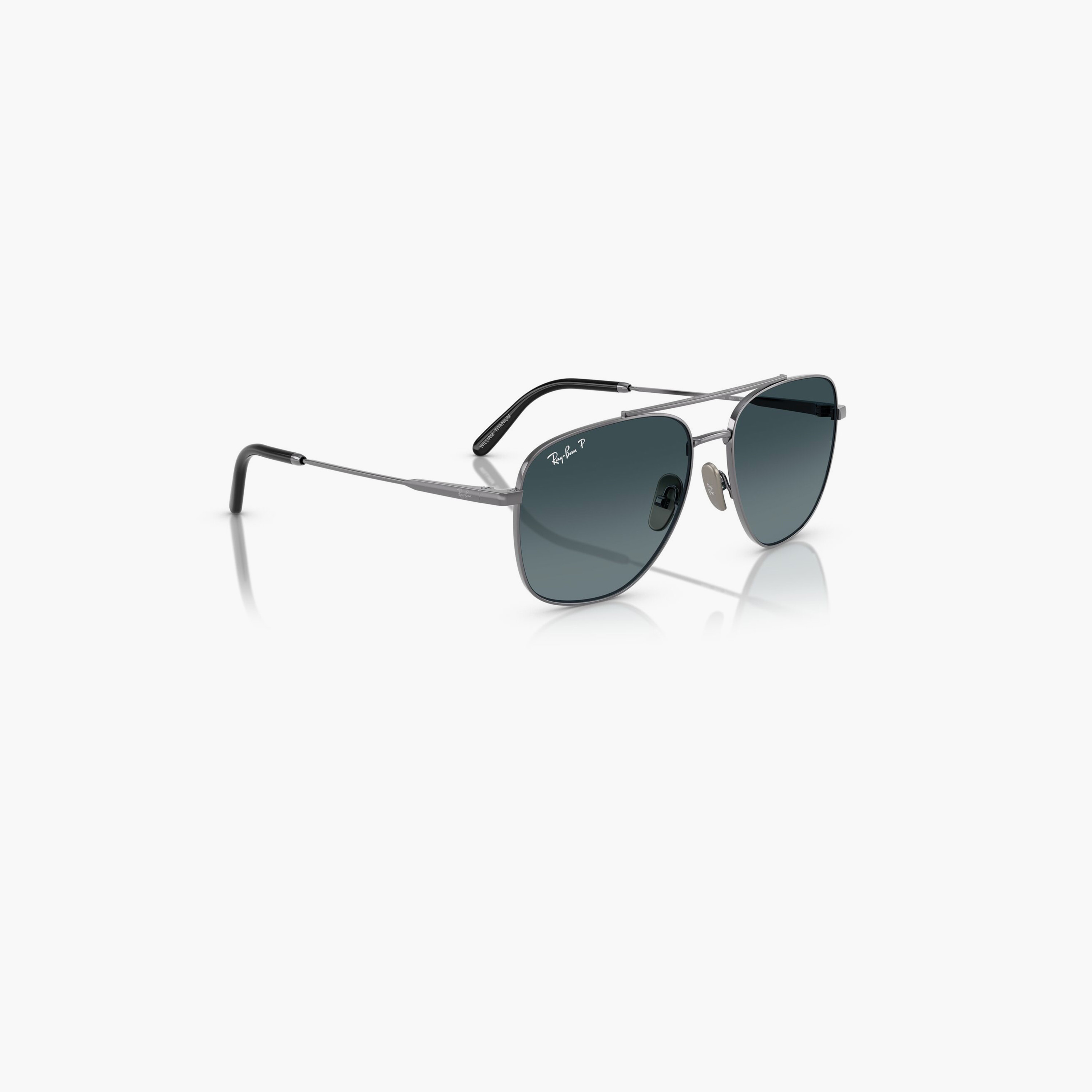 ريبان- نظارة شمسية مربعة زرقاء مقاس 59 مم مستقطبة من William Titanium - 0RB8097-men-sunglasses-image-3