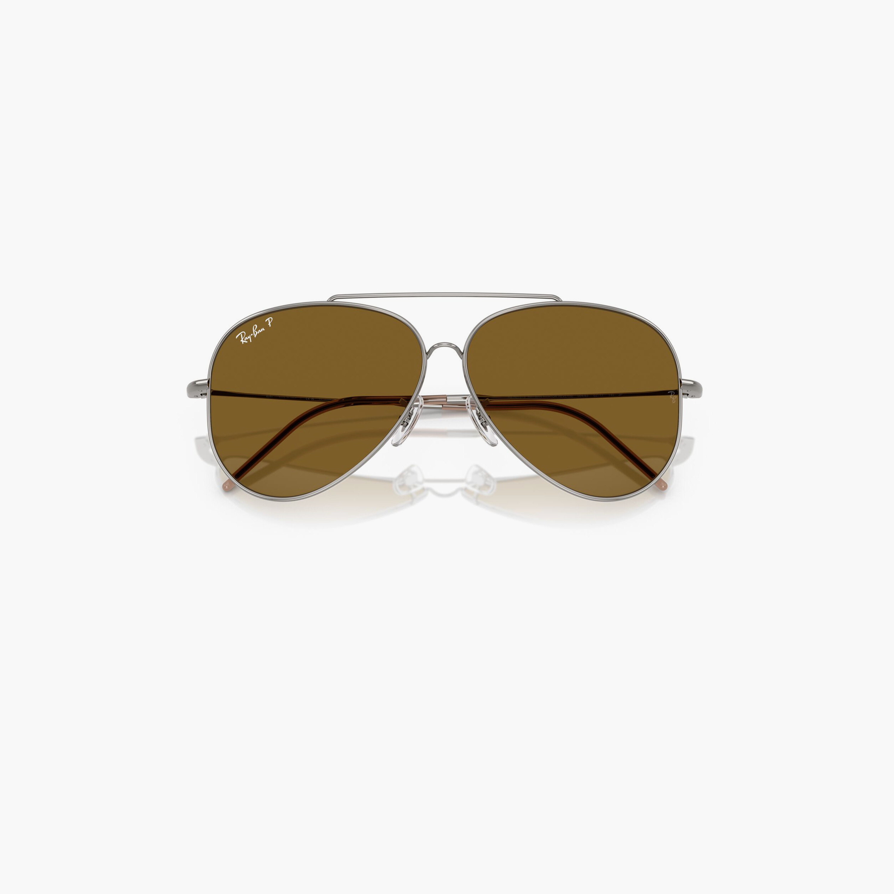 Ray-Ban Polarized 59MM Brown Aviator Sunglasses - 0RBR0101S-men-sunglasses-image-7