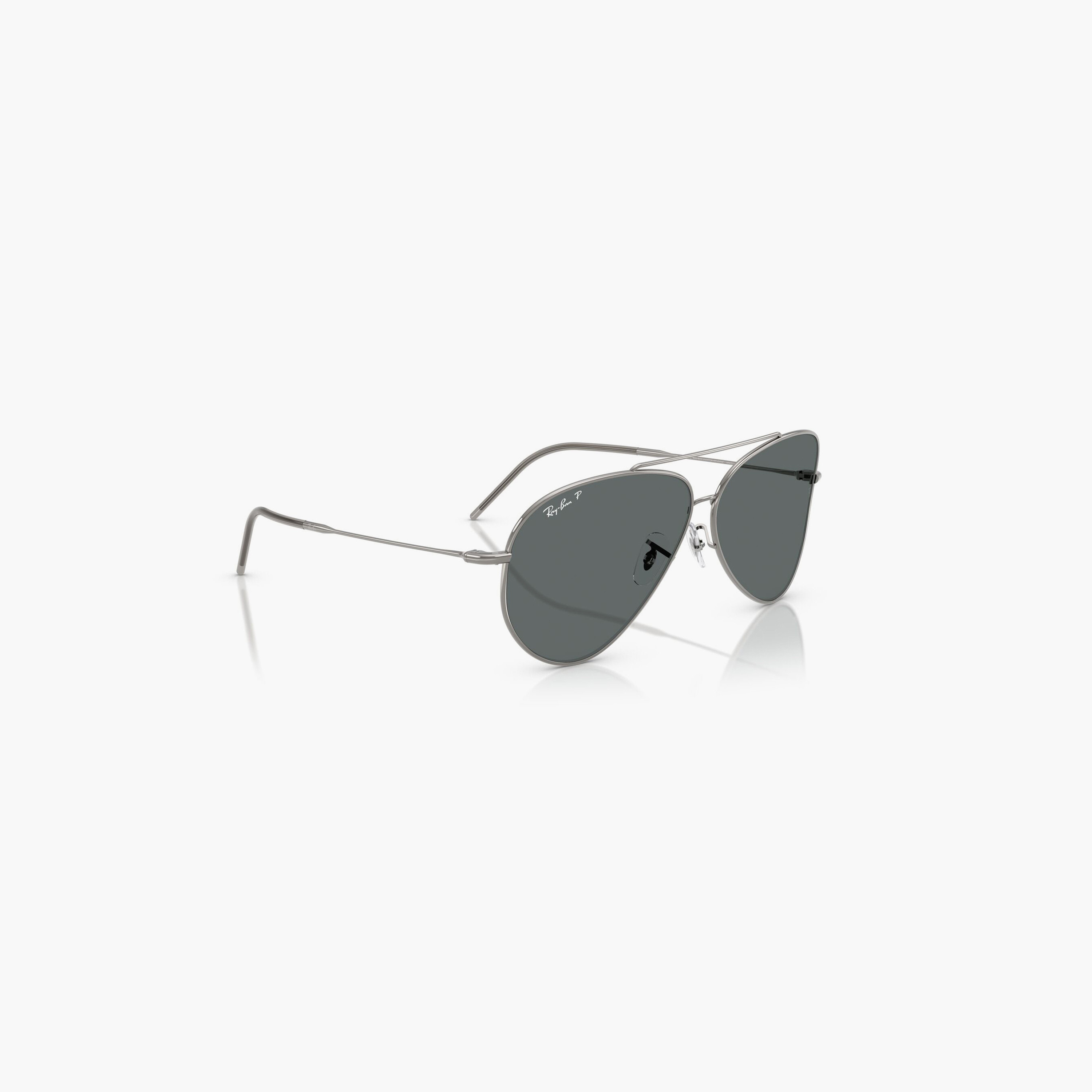 ريبان- نظارة شمسية مستقطبة مقاس 59 مم بنية إطار طيار - 0RBR0101S-men-sunglasses-image-3