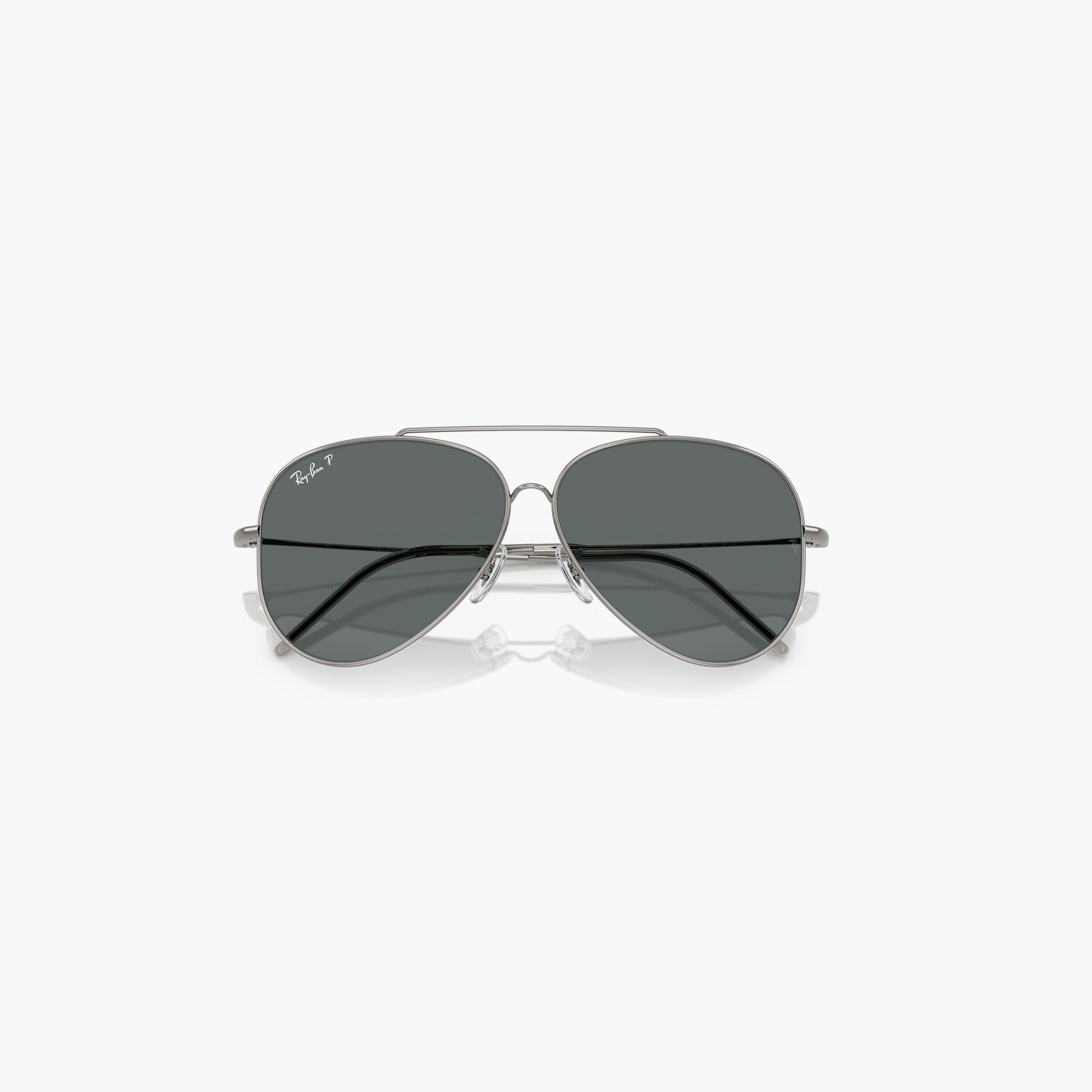 Ray-Ban Polarized 62MM Grey Aviator Sunglasses - 0RBR0101S-men-sunglasses-image-7