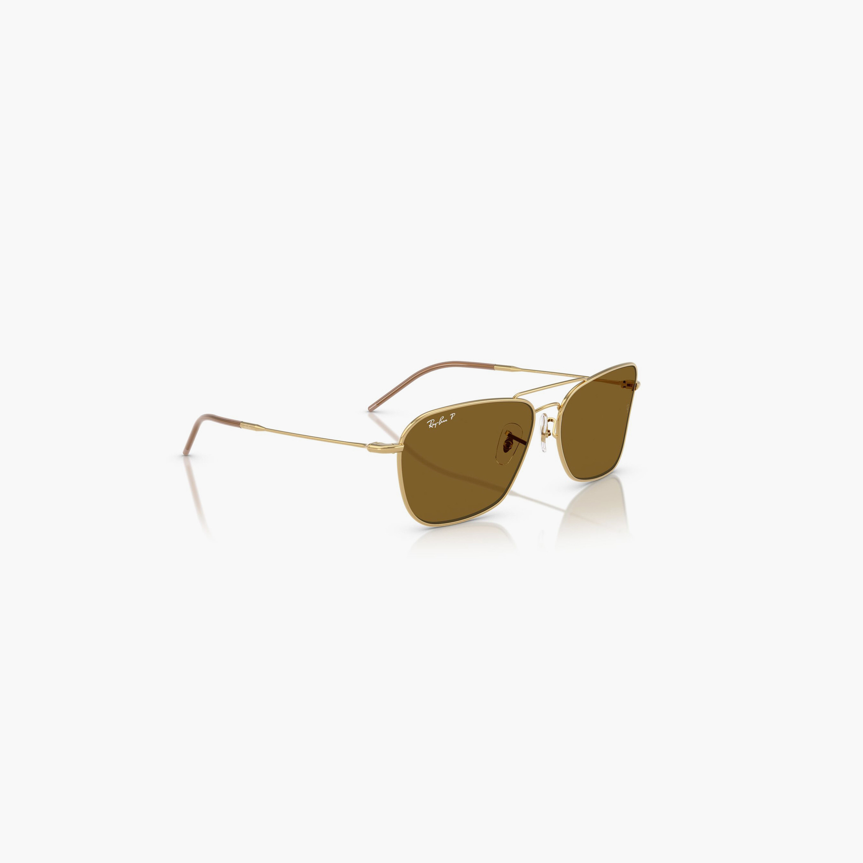 Ray-Ban Caravan Reverse Polarized 61MM Brown Square Sunglasses - 0RBR0102S-men-sunglasses-image-3