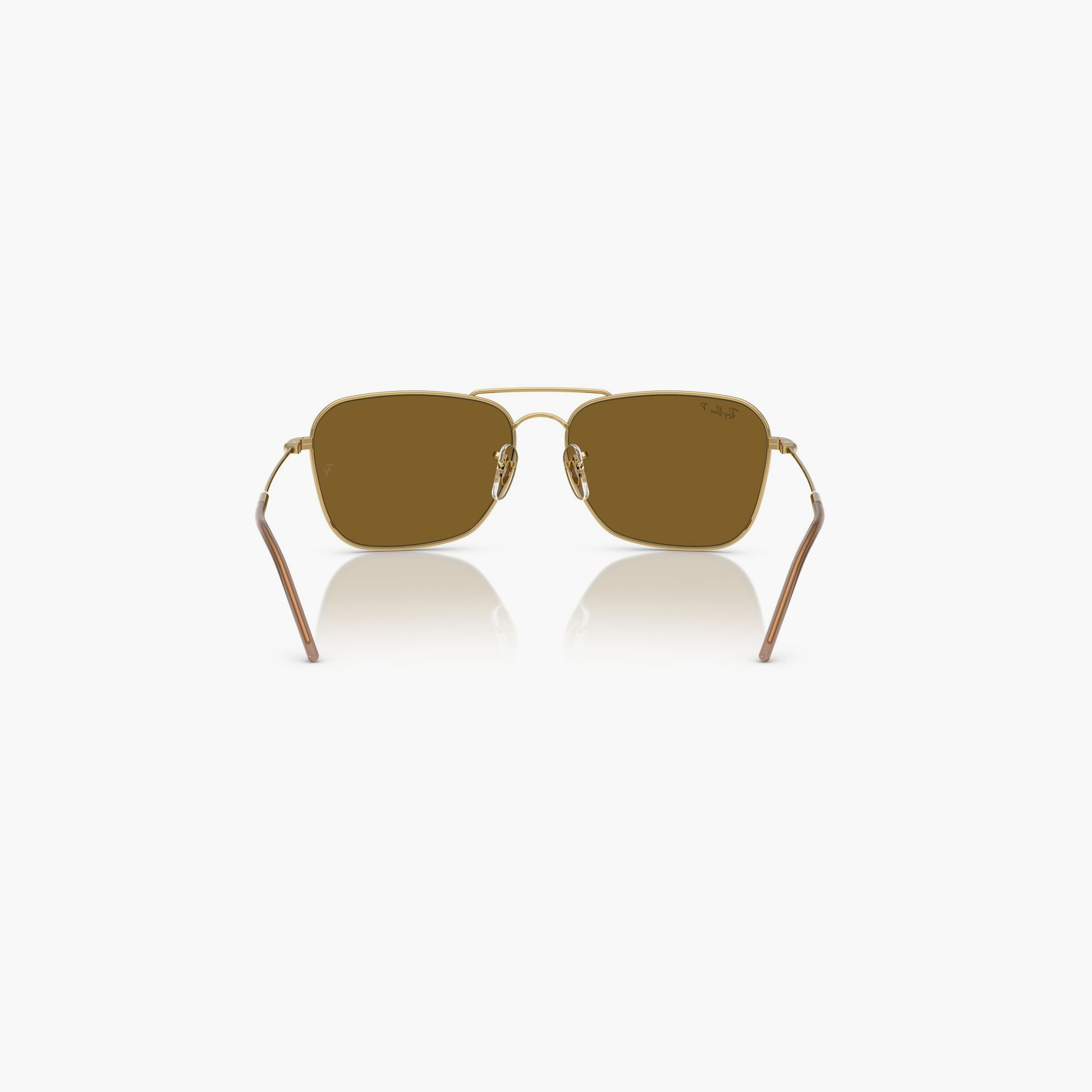 Ray-Ban Caravan Reverse Polarized 61MM Brown Square Sunglasses - 0RBR0102S-men-sunglasses-image-6