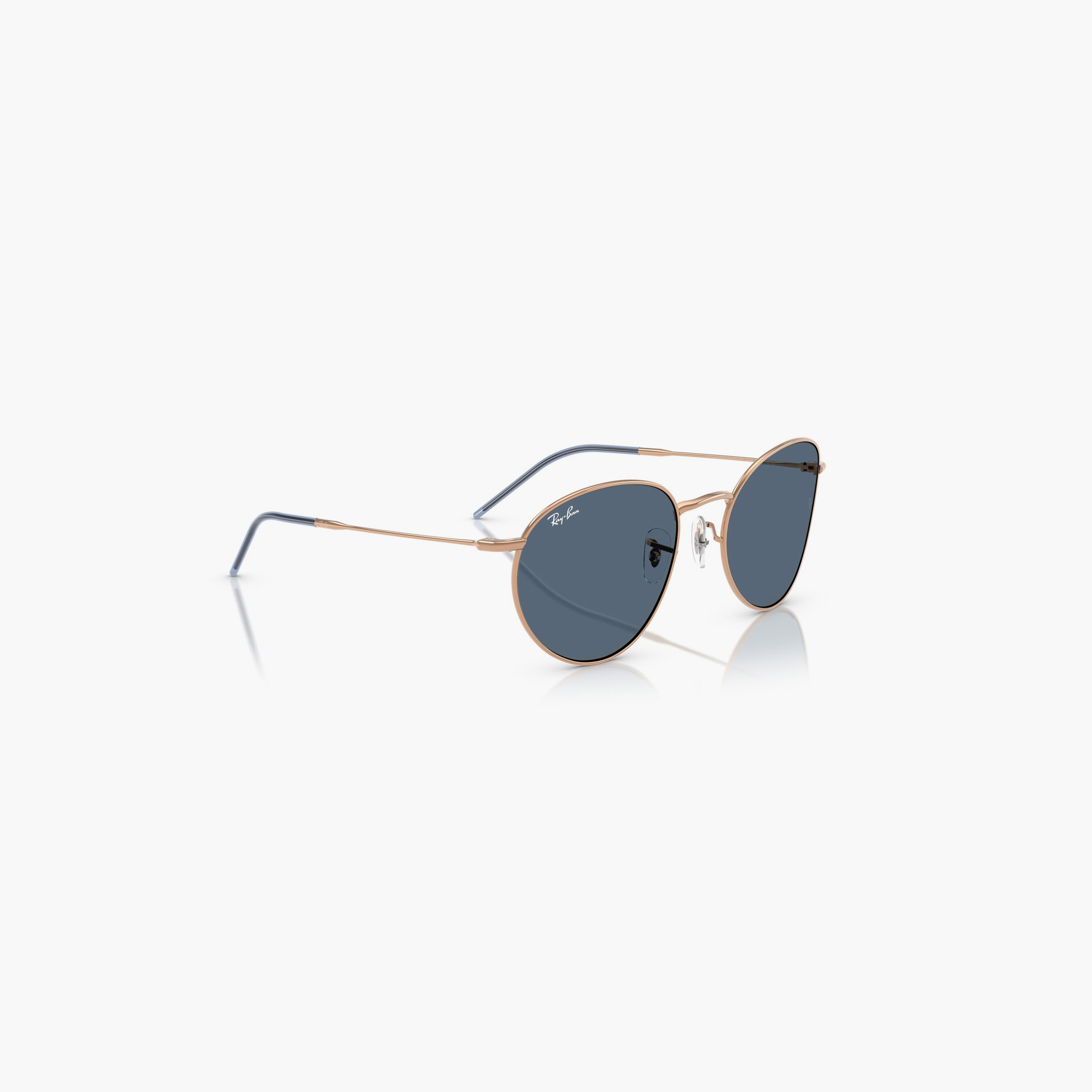 ريبان- نظارة شمسية بيضاوية زرقاء إطار دائري عكسي مقاس 53 مم - 0RBR0103S-men-sunglasses-image-3