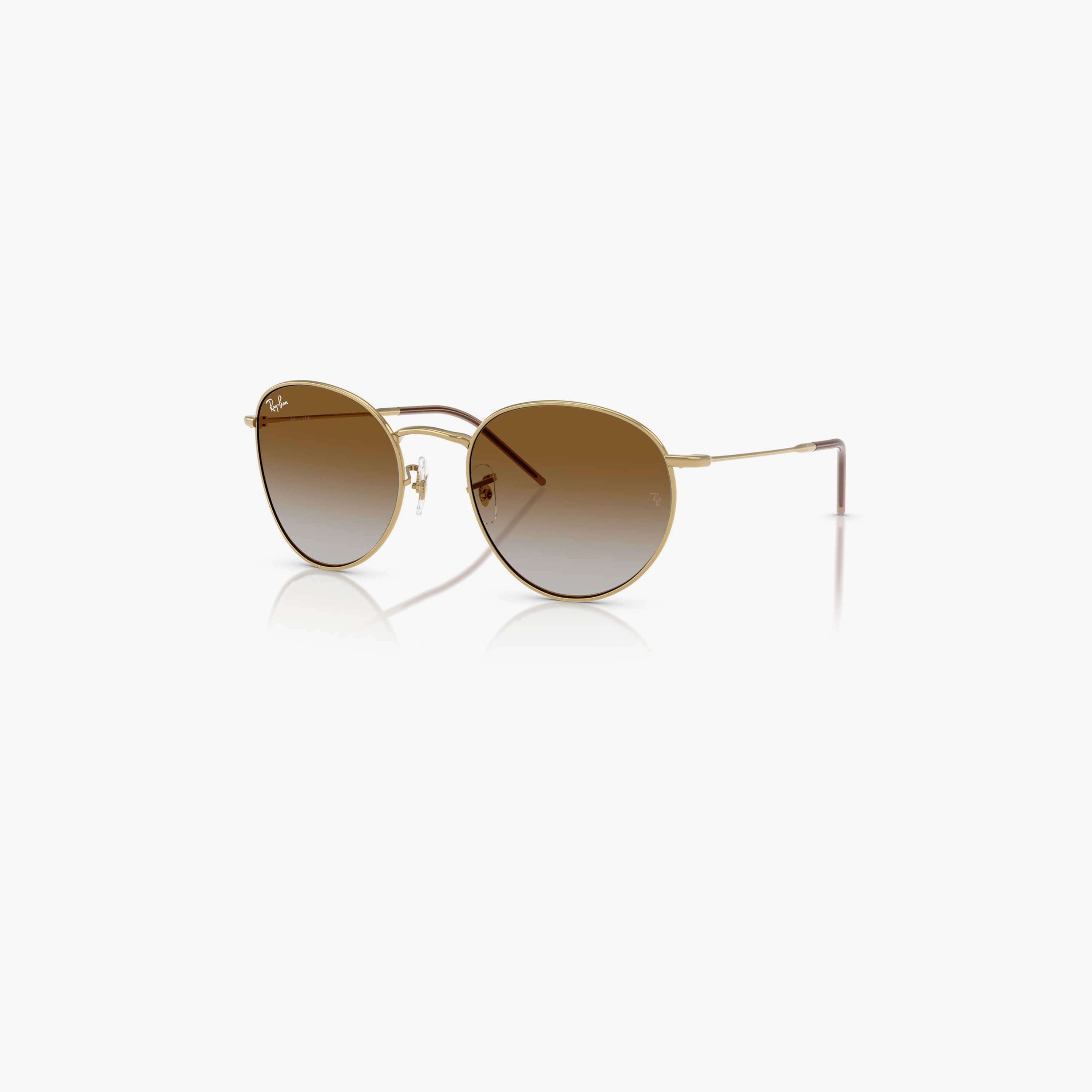 Ray-Ban Round Reverse 55MM Brown Oval Sunglasses - 0RBR0103S-men-sunglasses-image-1