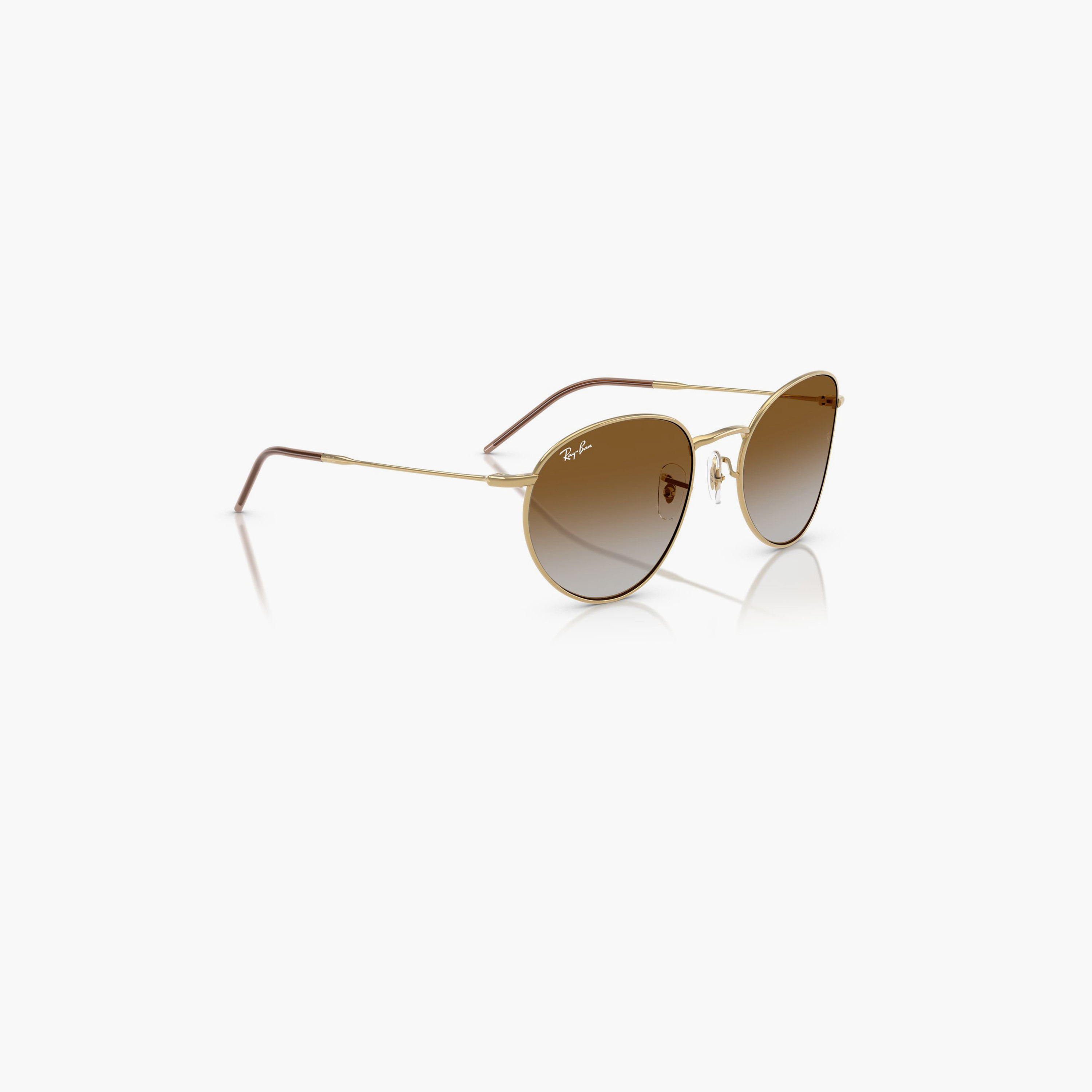 Ray-Ban Round Reverse 55MM Brown Oval Sunglasses - 0RBR0103S-men-sunglasses-image-3