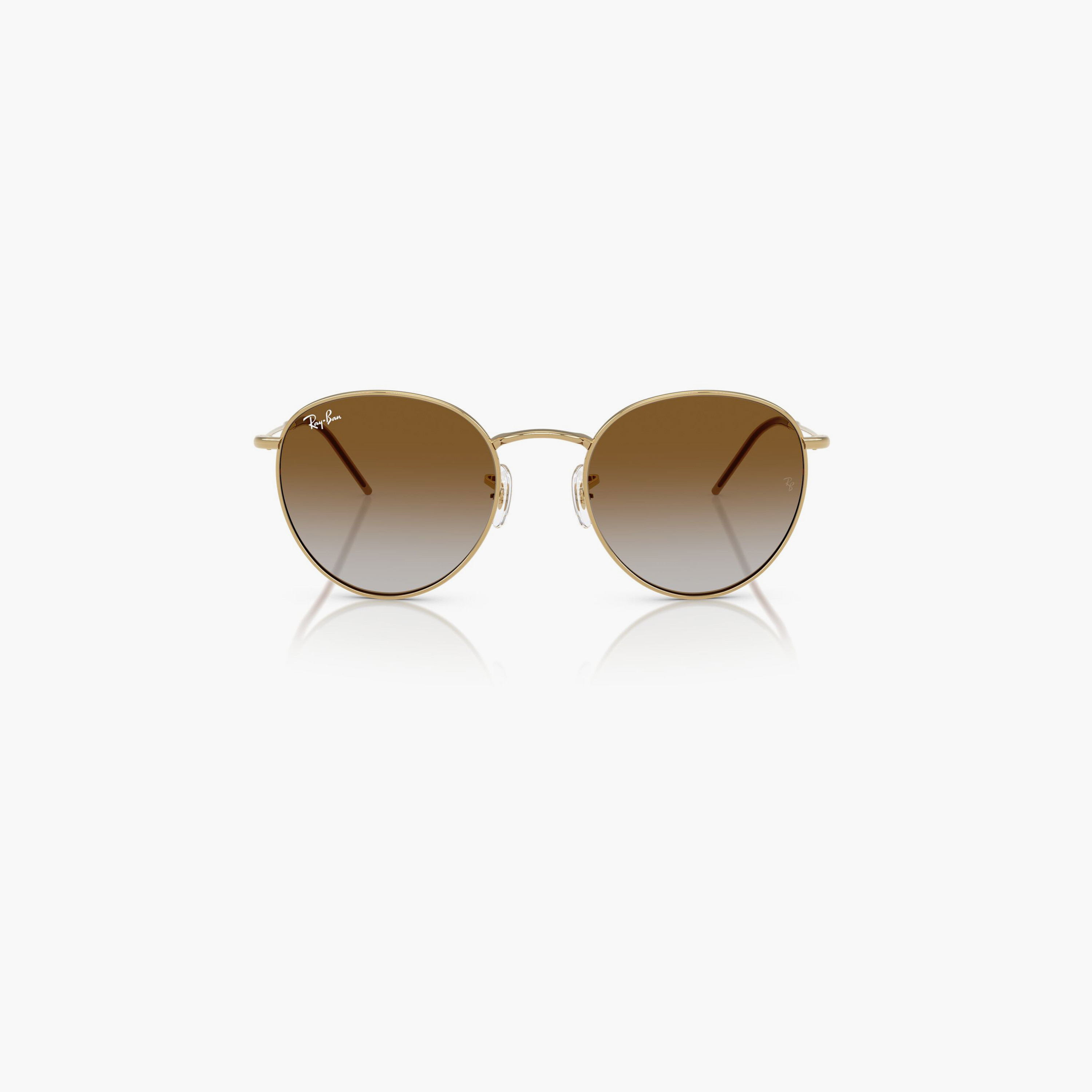 Ray-Ban Round Reverse 55MM Brown Oval Sunglasses - 0RBR0103S-men-sunglasses-image-4