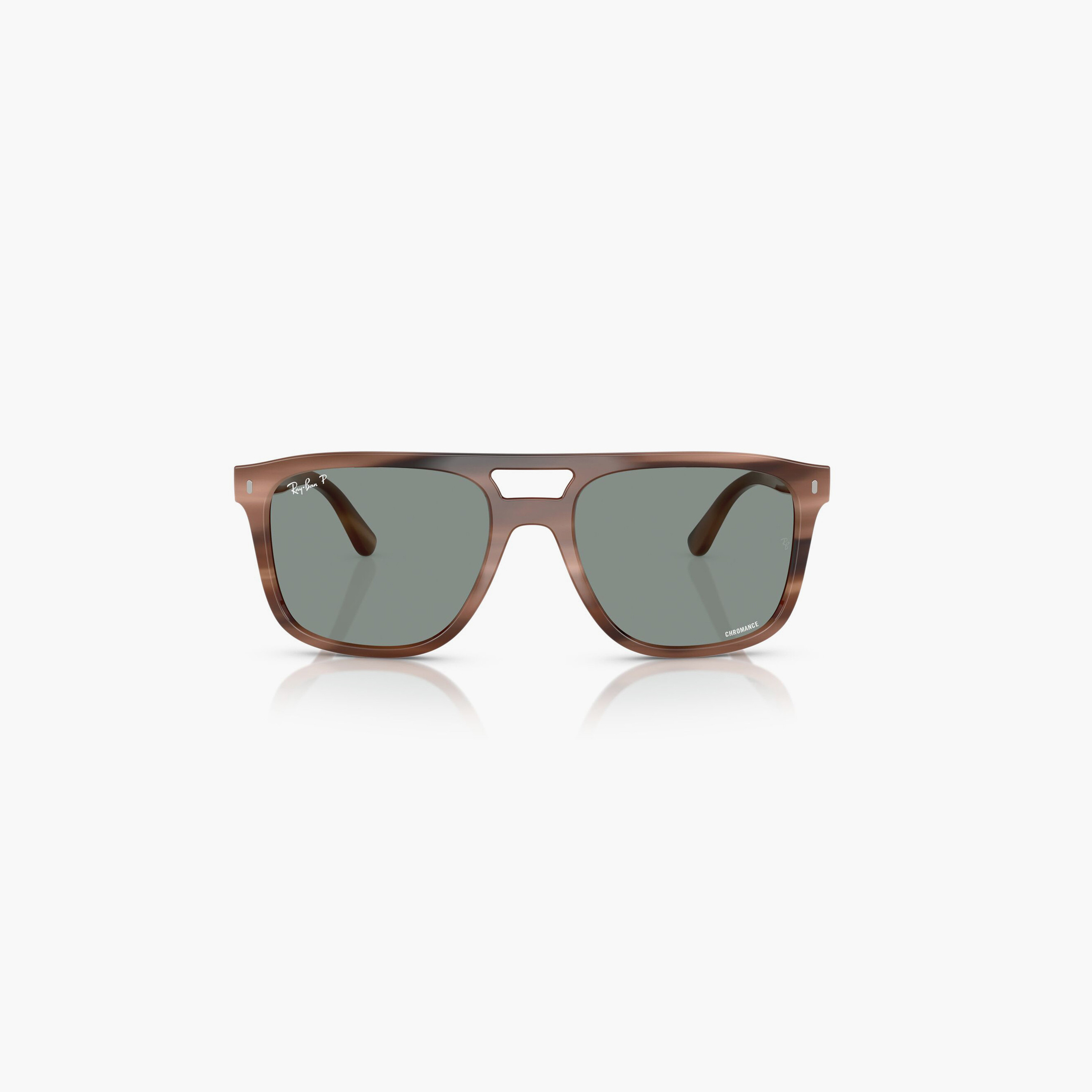 ريبان- نظارة شمسية مربعة زرقاء مقاس 58 مم - 0RB2213CH-men-sunglasses-image-4