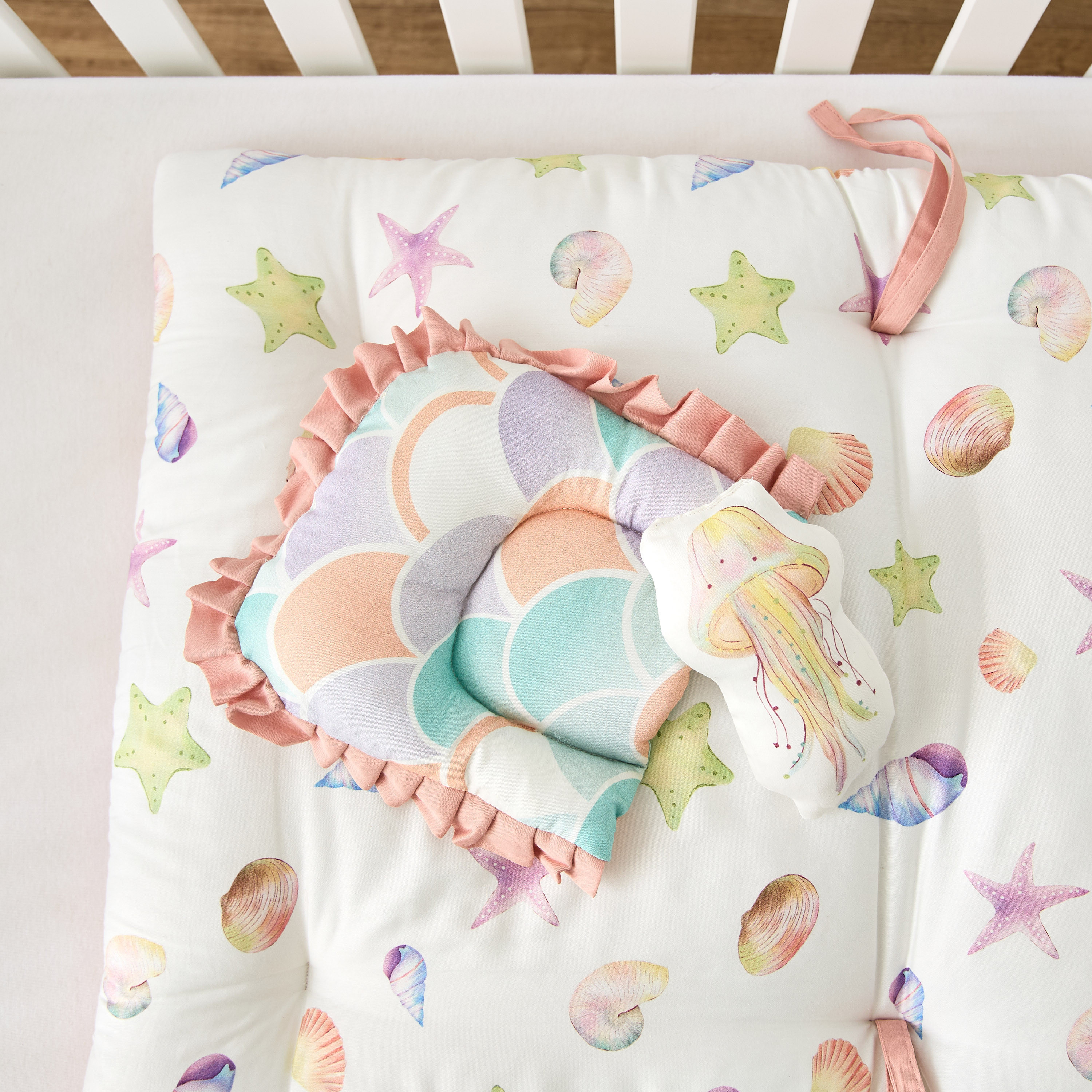 Fancy Fluff Printed 6-Piece Baby Bed Set - 58x84 cm-baby-nursery-babybedding-image-10
