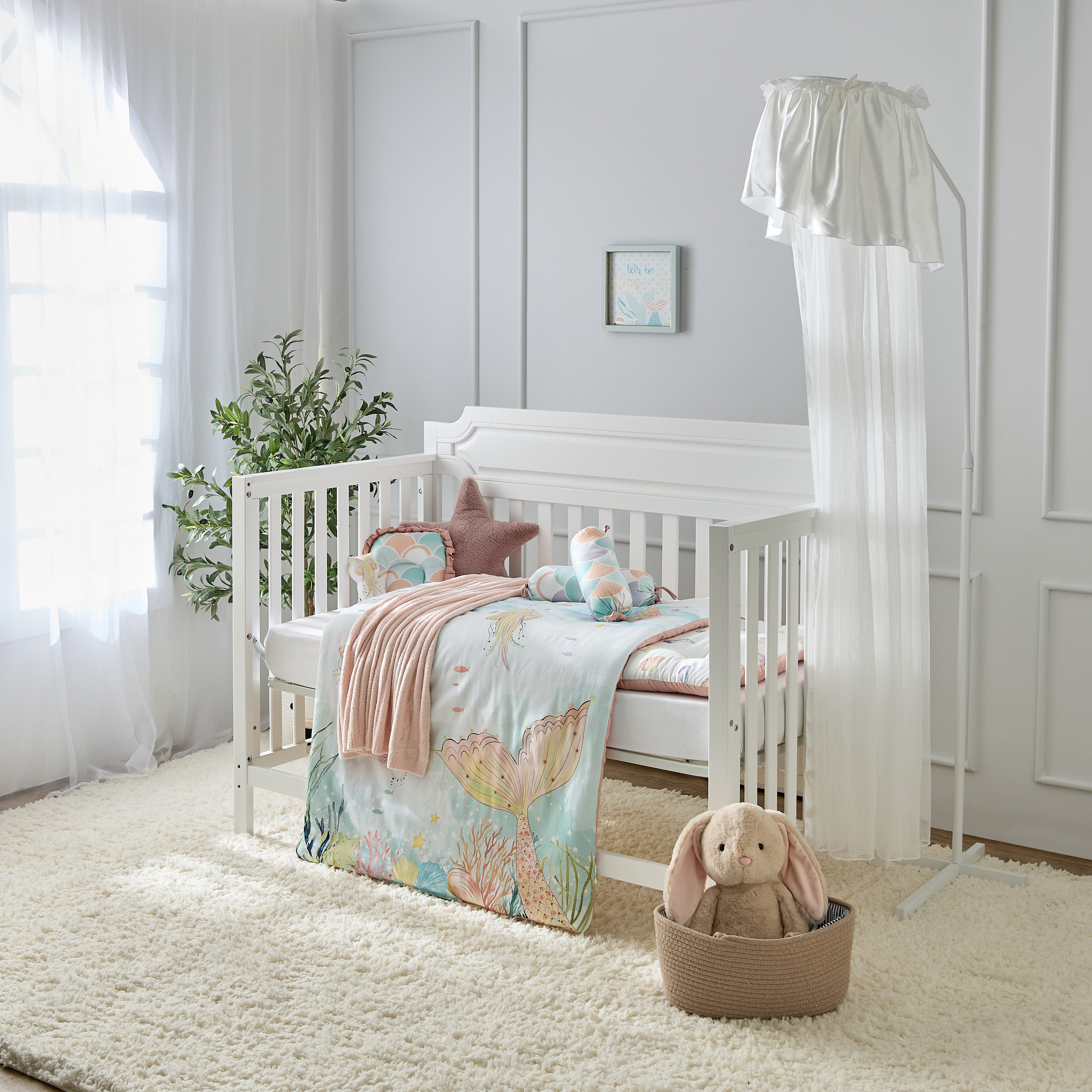 Fancy Fluff Printed 6-Piece Baby Bed Set - 58x84 cm-baby-nursery-babybedding-image-12