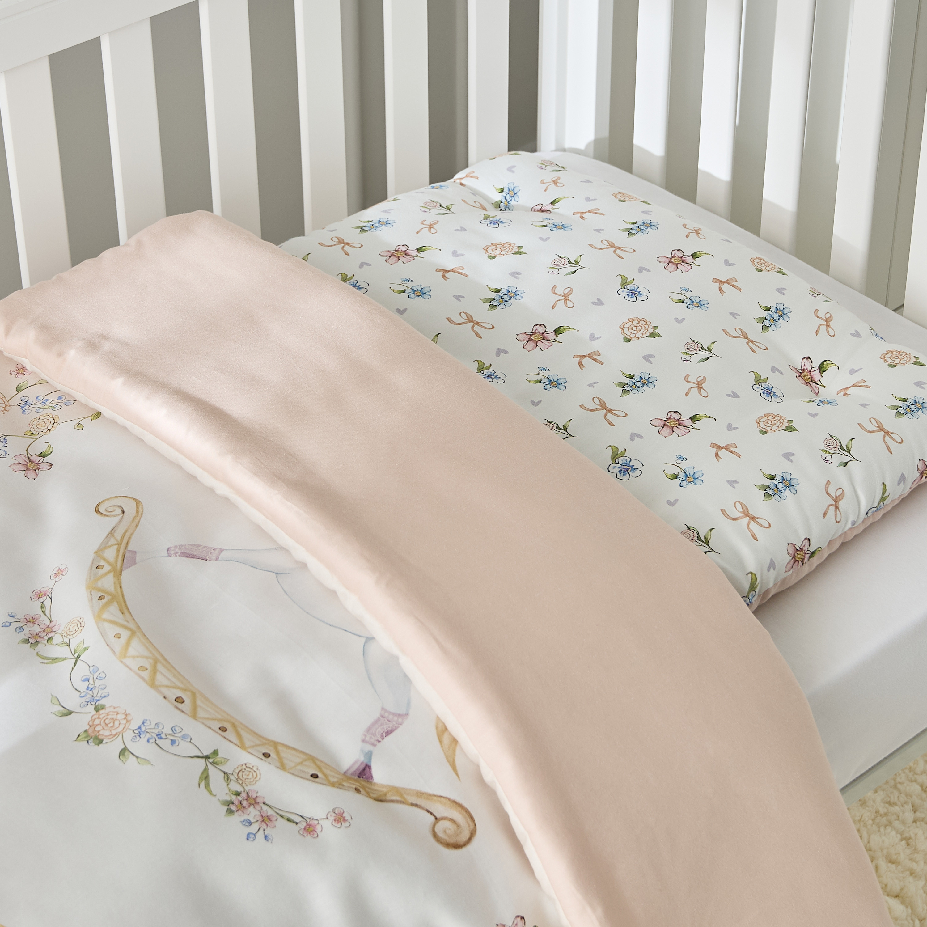 Fancy Fluff Floral Print 6-Piece Baby Bed Set - 58x84 cm-baby-nursery-babybedding-image-4