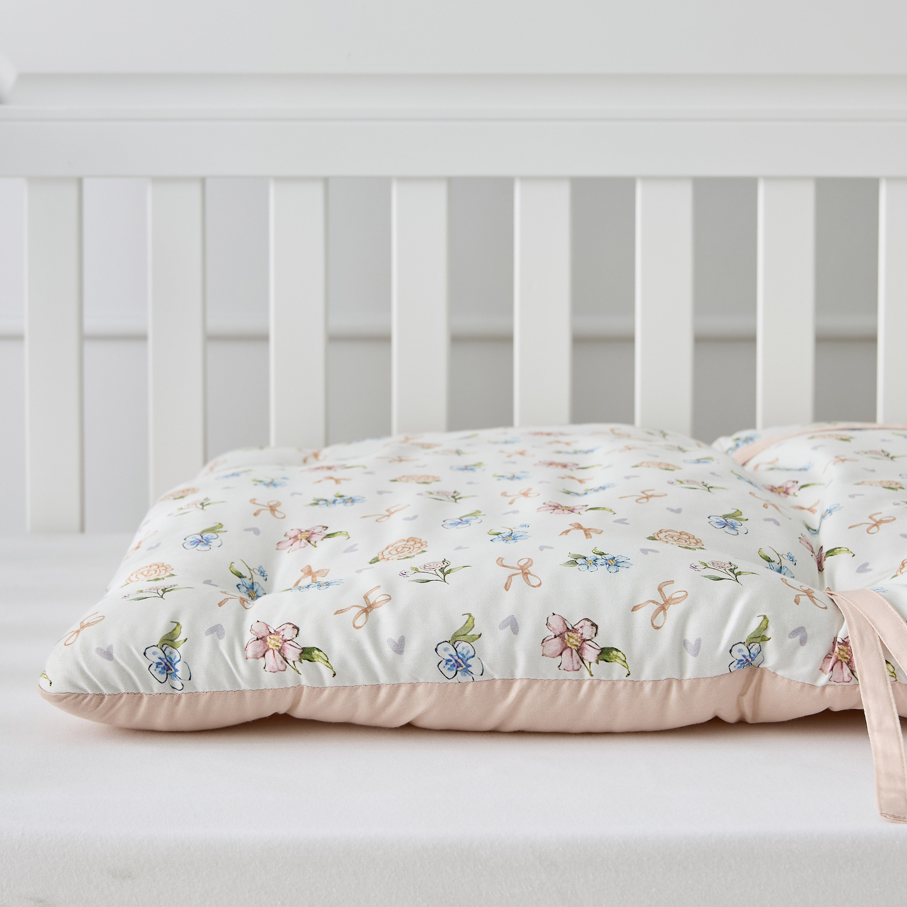 Fancy Fluff Floral Print 5-Piece Baby Bed Set - 58x84 cm-baby-nursery-babybedding-image-6