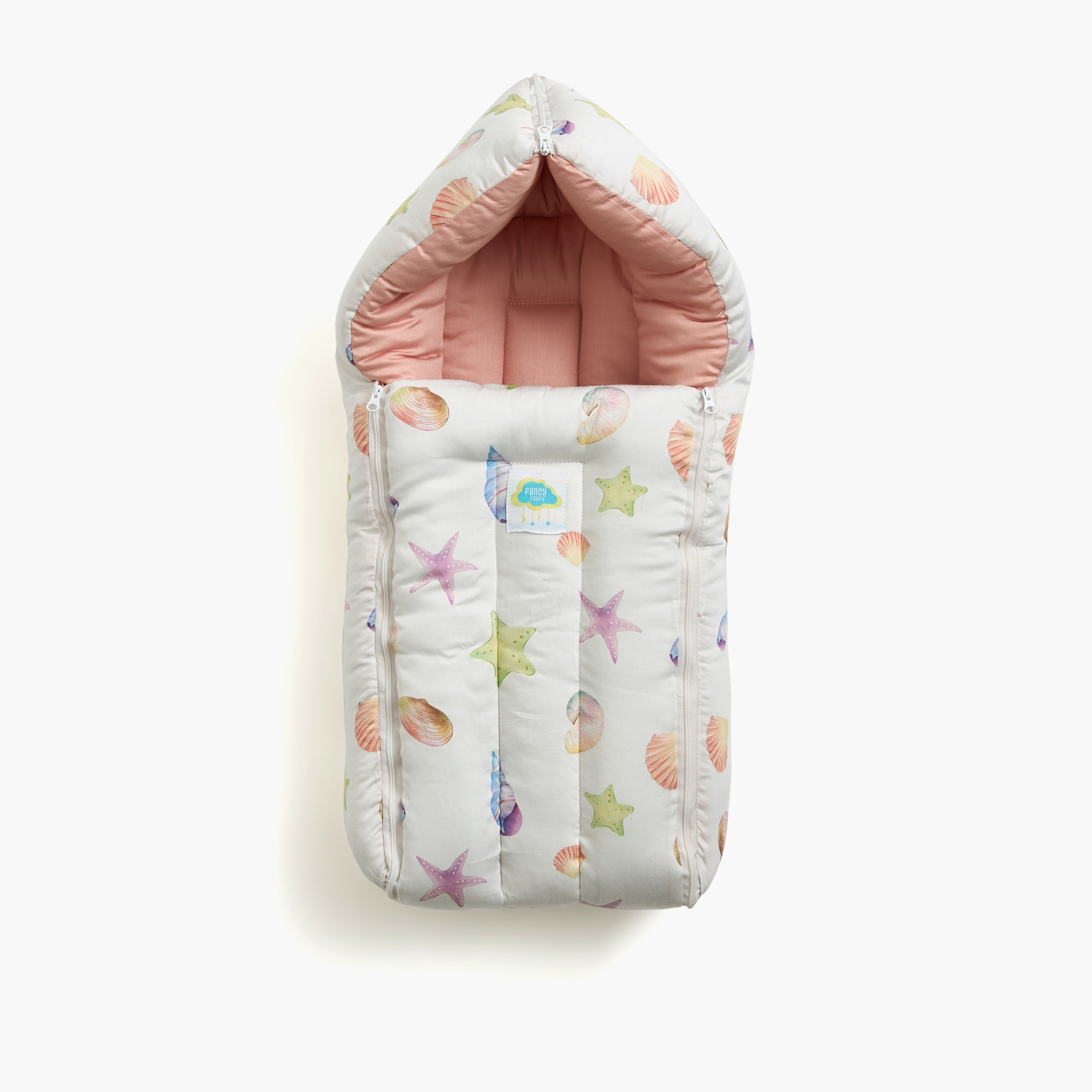 Fancy Fluff Printed Baby Nest - 66x30x22 cm-baby-nursery-blanketsandswaddles-swaddlesandsleepingbags-image-1
