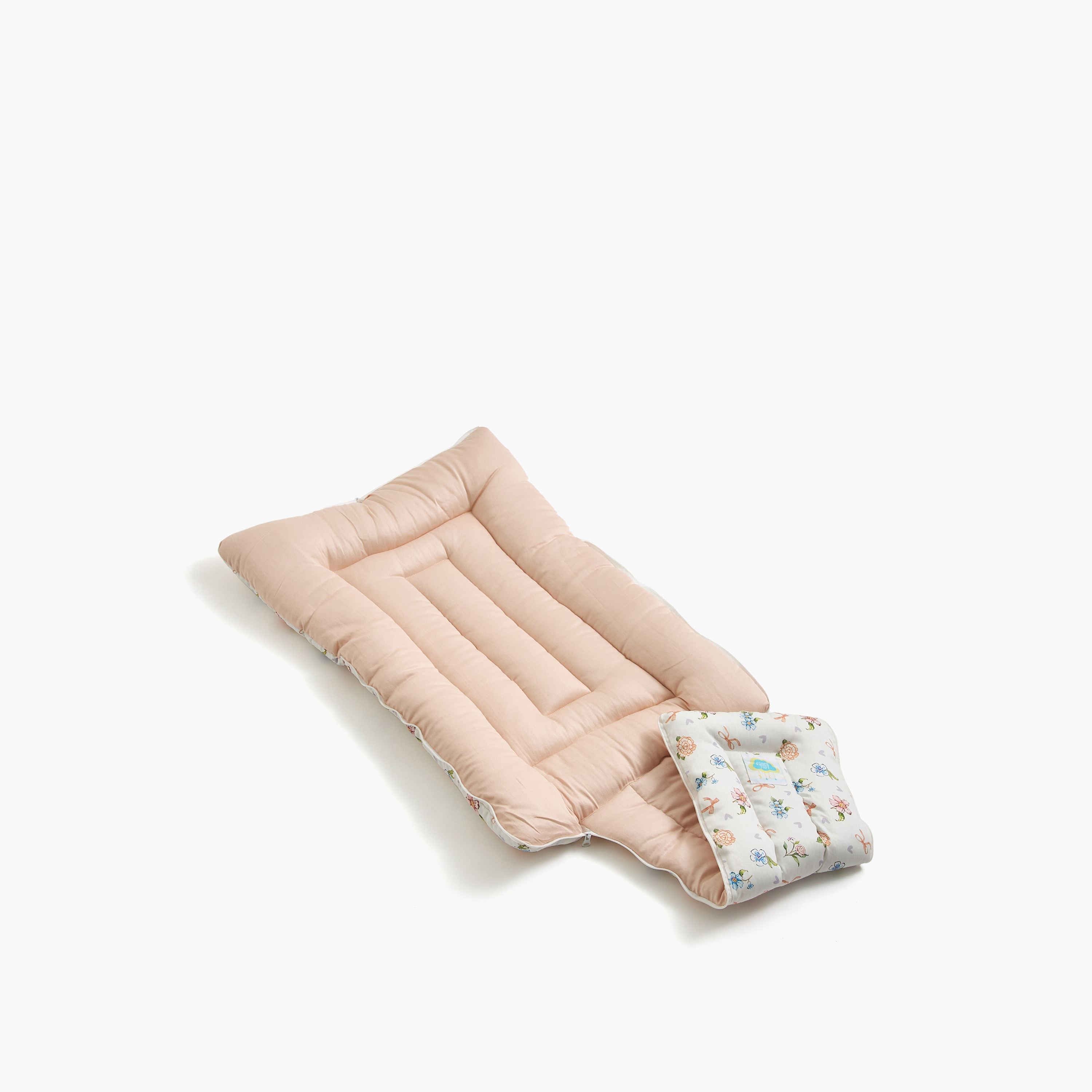 Fancy Fluff Floral Print Baby Nest - 66x30x22 cm-baby-nursery-blanketsandswaddles-swaddlesandsleepingbags-image-9