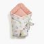 Fancy Fluff All-Over Seashell Print Swaddle Wrap with Tie-Ups - 71x71 cm-baby-nursery-blanketsandswaddles-swaddlesandsleepingbags-image-1
