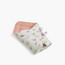Fancy Fluff All-Over Seashell Print Swaddle Wrap with Tie-Ups - 71x71 cm-baby-nursery-blanketsandswaddles-swaddlesandsleepingbags-image-2
