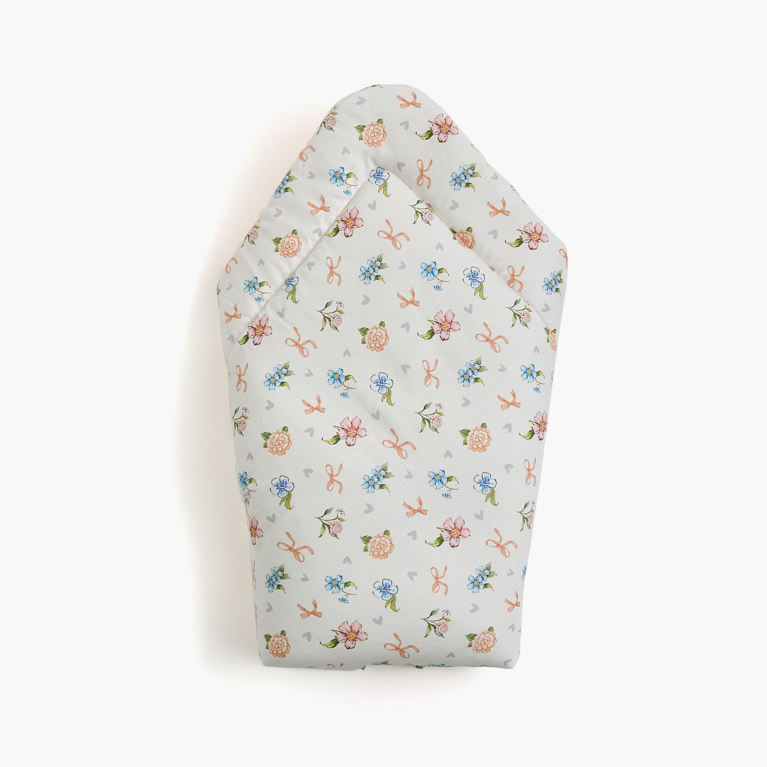 Fancy Fluff Floral Print Baby Wrap - 71x71 cm-baby-nursery-babybedding-image-3