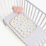 Fancy Fluff Organic Cotton Waterproof Seashell Print Bed Protector - 71x50 cm-baby-nursery-babybedding-image-1