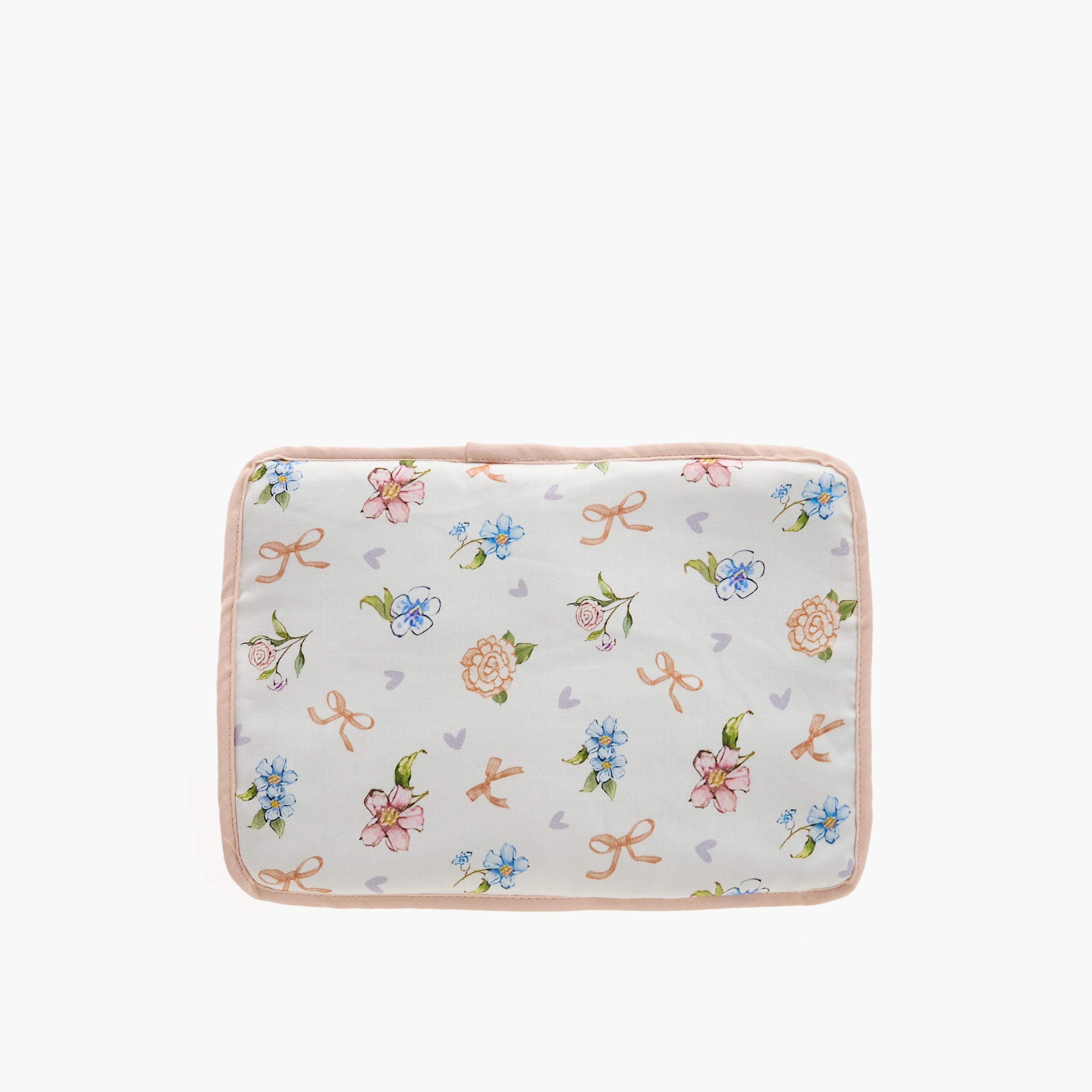 Fancy Fluff Floral Print Baby Pillow - 22x30 cm-baby-nursery-babybedding-image-1