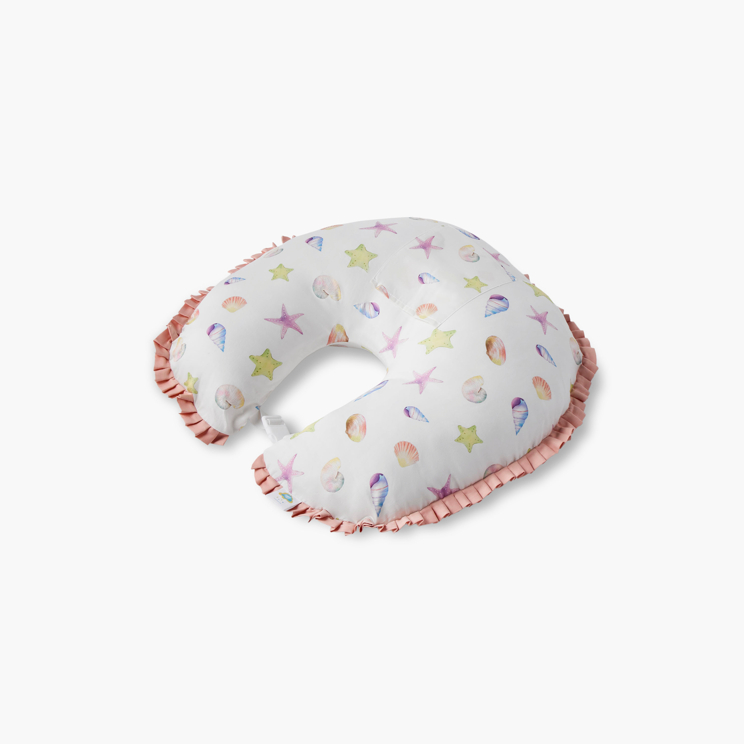 Fancy Fluff Printed Feeding Pillow with Reclining Support Pillow-baby-nursery-babybedding-image-1