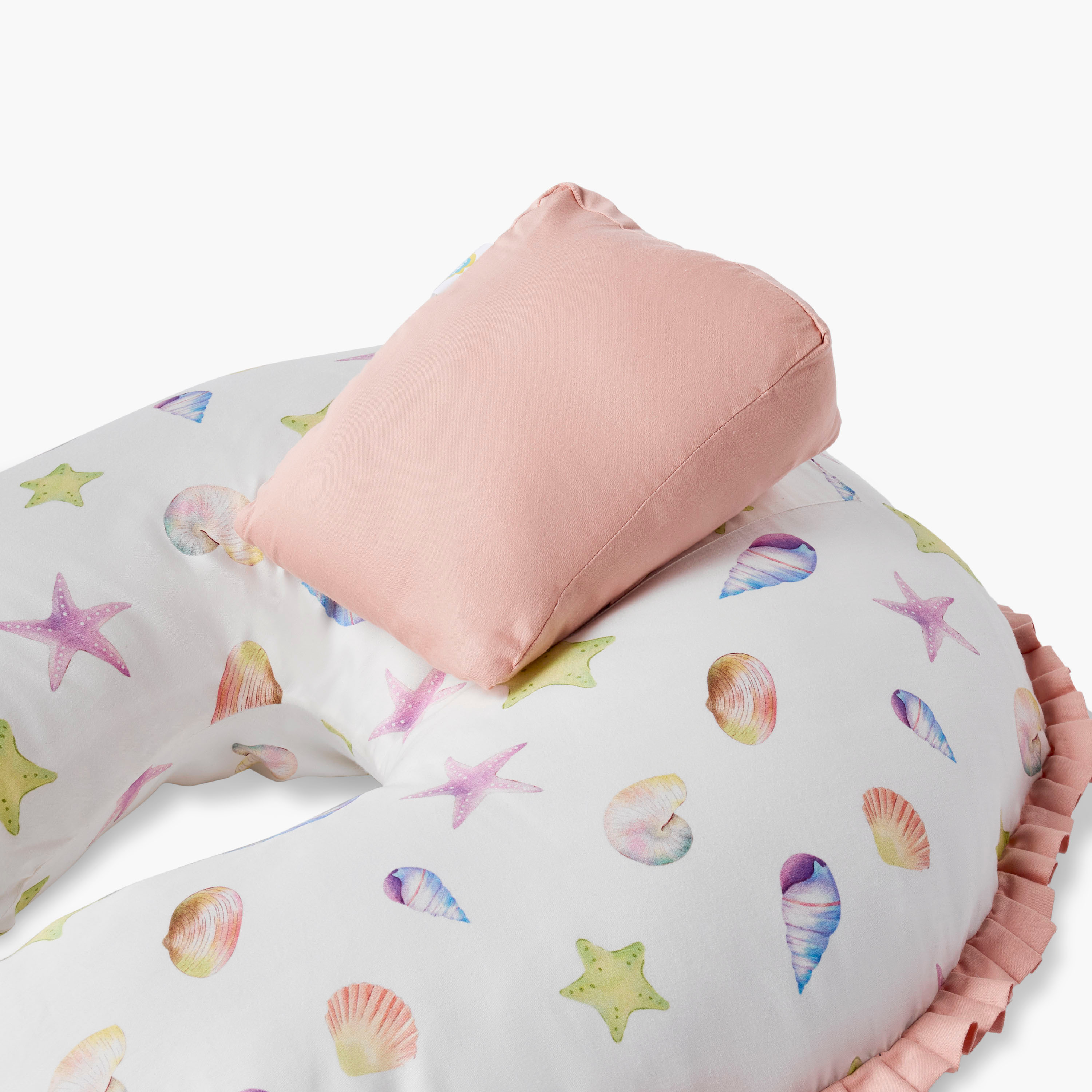 Fancy Fluff Printed Feeding Pillow with Reclining Support Pillow-baby-nursery-babybedding-image-10