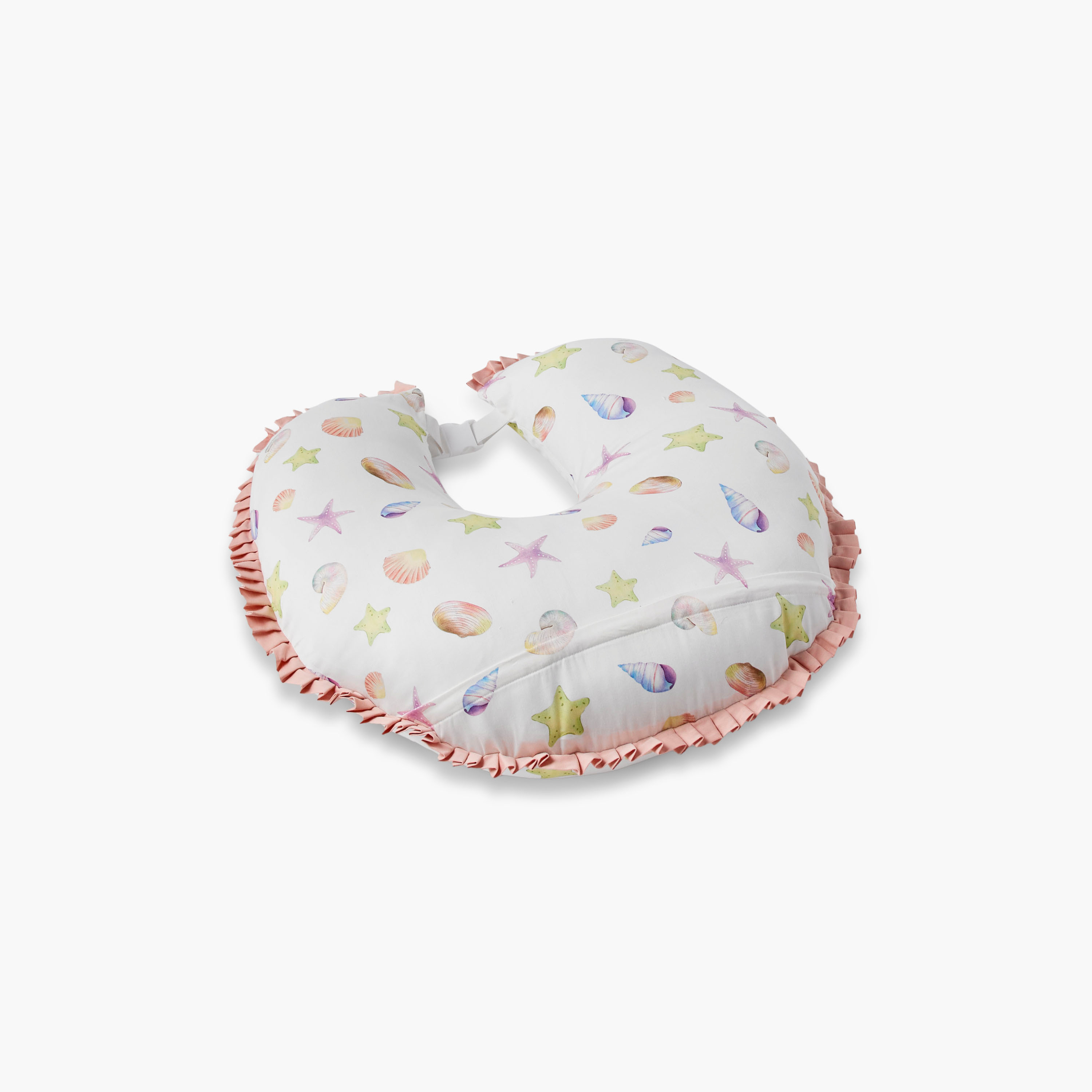 Fancy Fluff Printed Feeding Pillow with Reclining Support Pillow-baby-nursery-babybedding-image-3