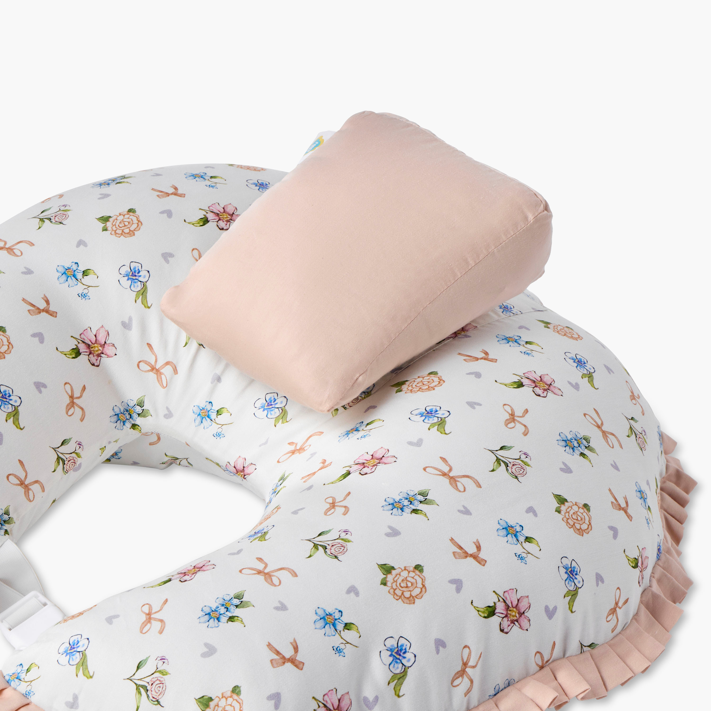 Fancy Fluff Printed Feeding Pillow with Reclining Support Pillow-baby-nursery-babybedding-image-10