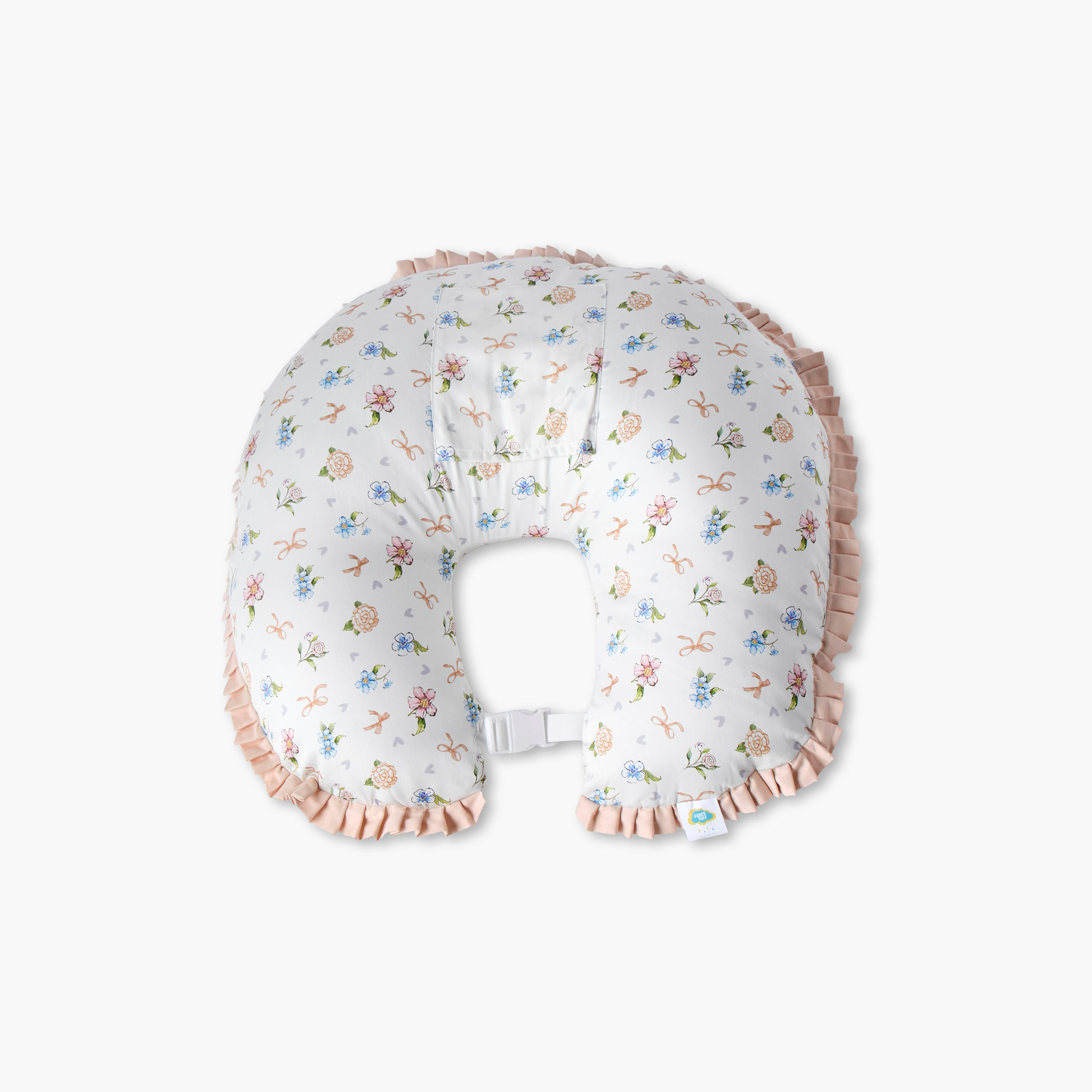 Fancy Fluff Printed Feeding Pillow with Reclining Support Pillow-baby-nursery-babybedding-image-2