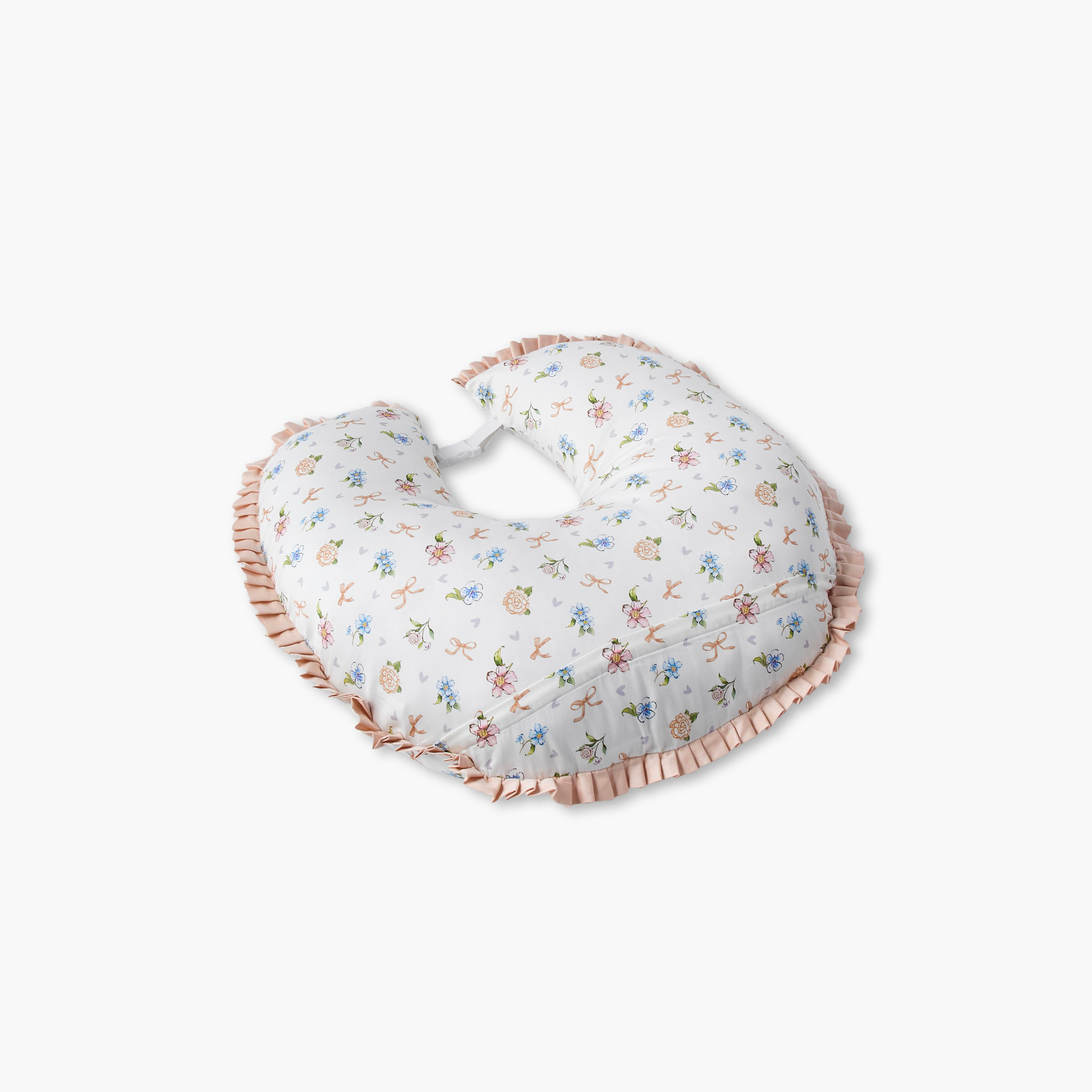 Fancy Fluff Printed Feeding Pillow with Reclining Support Pillow-baby-nursery-babybedding-image-3
