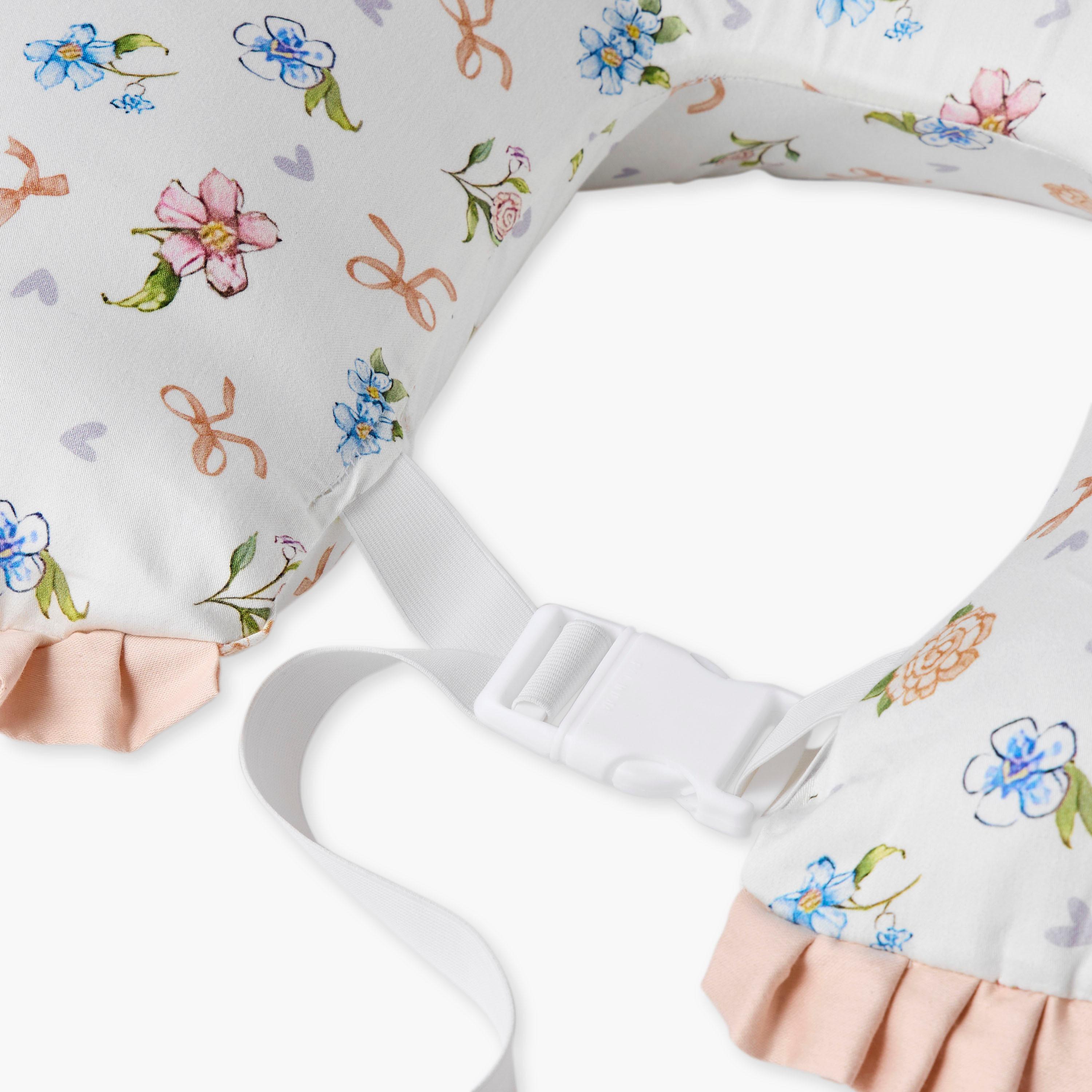 Fancy Fluff Printed Feeding Pillow with Reclining Support Pillow-baby-nursery-babybedding-image-6