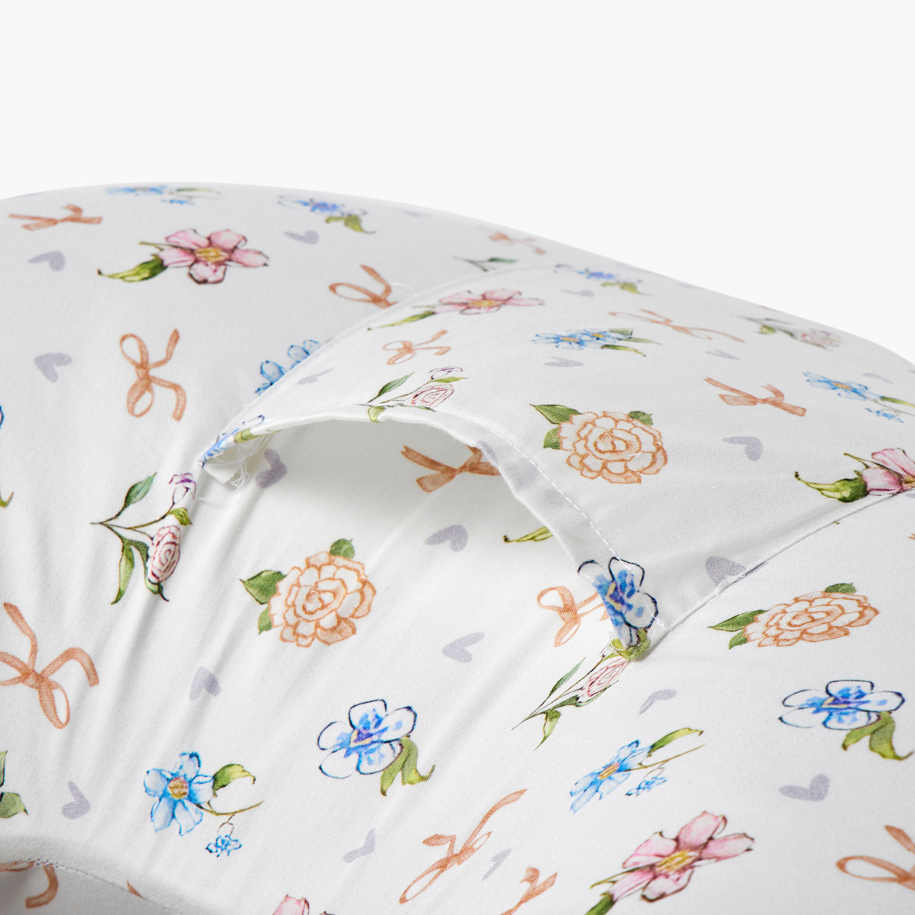 Fancy Fluff Printed Feeding Pillow with Reclining Support Pillow-baby-nursery-babybedding-image-8