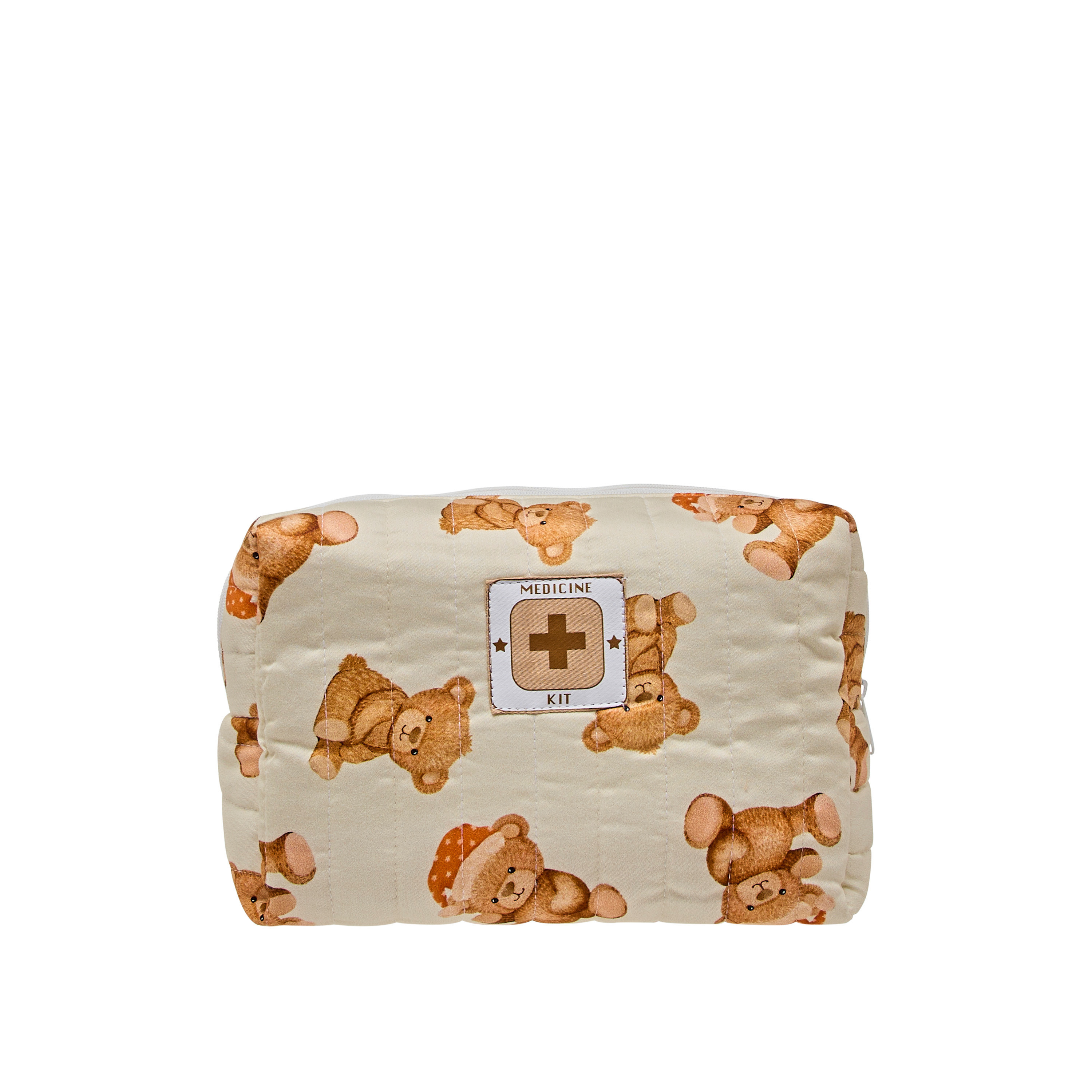 شنطة أدوية صغيرة بطبعات الدب تيدي مع سحاب إغلاق من فانسي فلوف-baby-healthandsafety-thermometersandaspirators-image-4