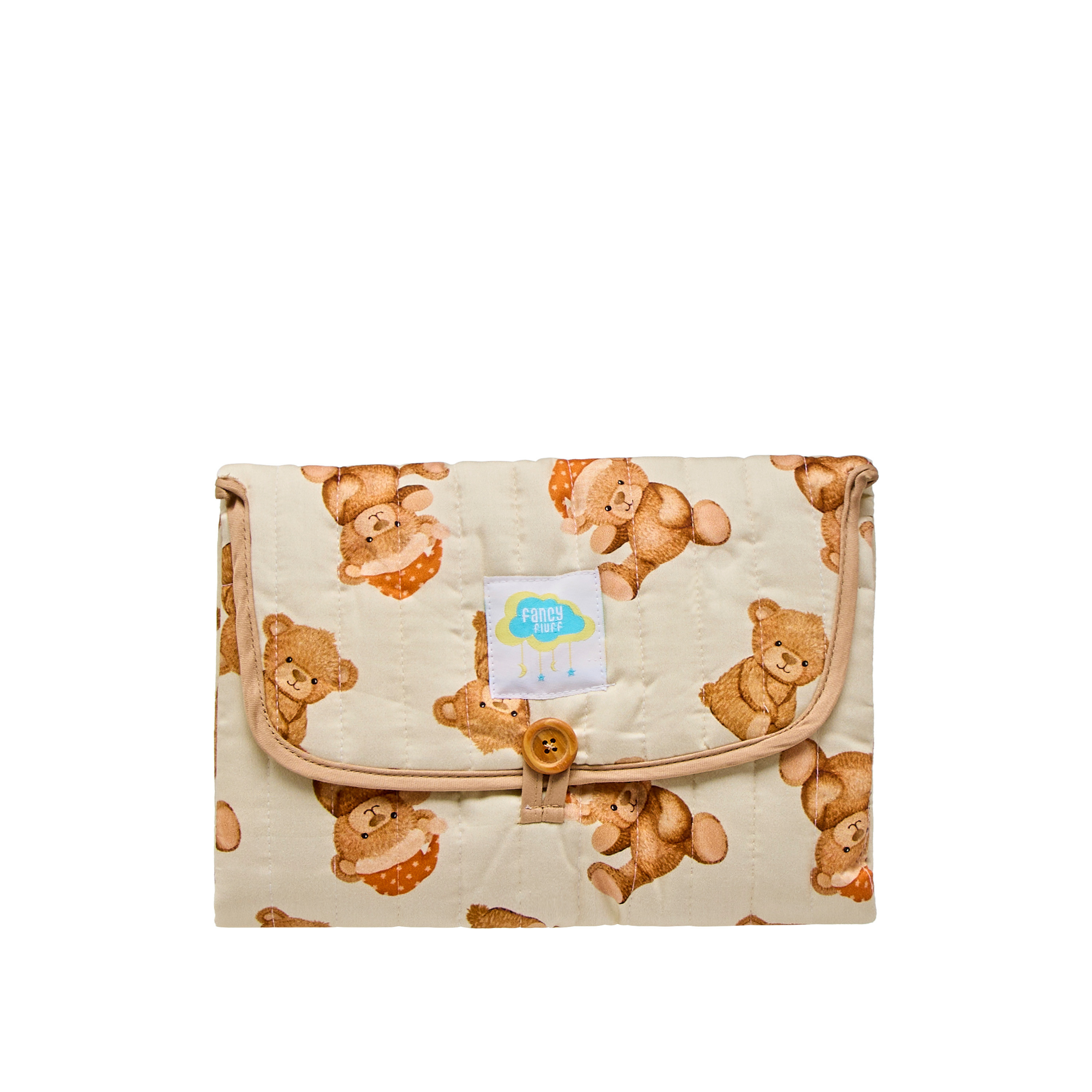 بساط تغيير حفاضات بطبعات دب من فانسي فلاف-baby-diapering-changingmats-image-1