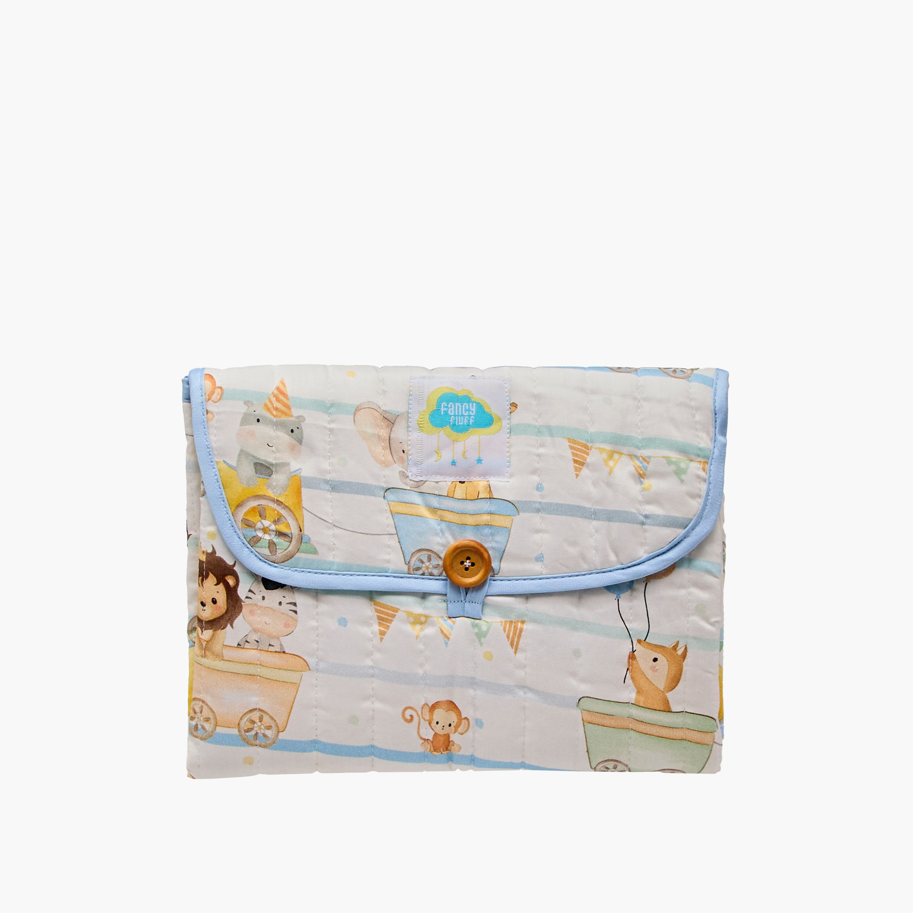 Fancy Fluff Wild Animal Print Changing Mat-baby-diapering-changingmats-image-1