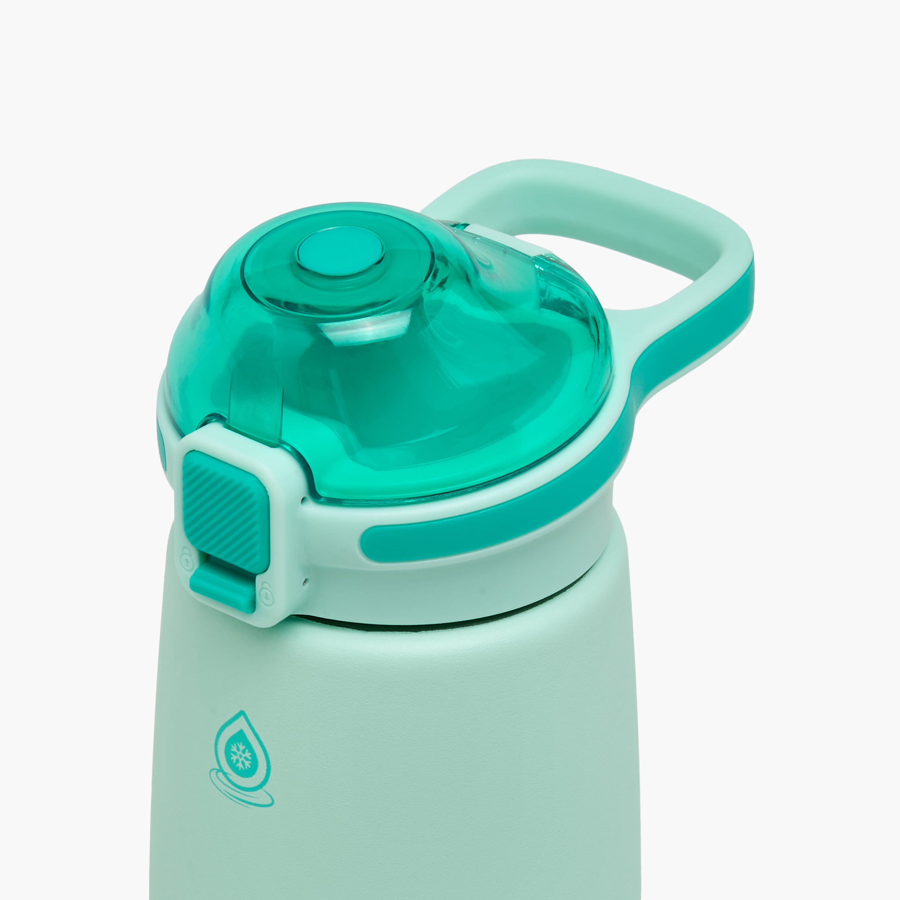 قارورة مياه ستانلس ستيل بقشّة وزر ضغط ومقبض وطبعات - 354 مل-school-waterbottles-image-3