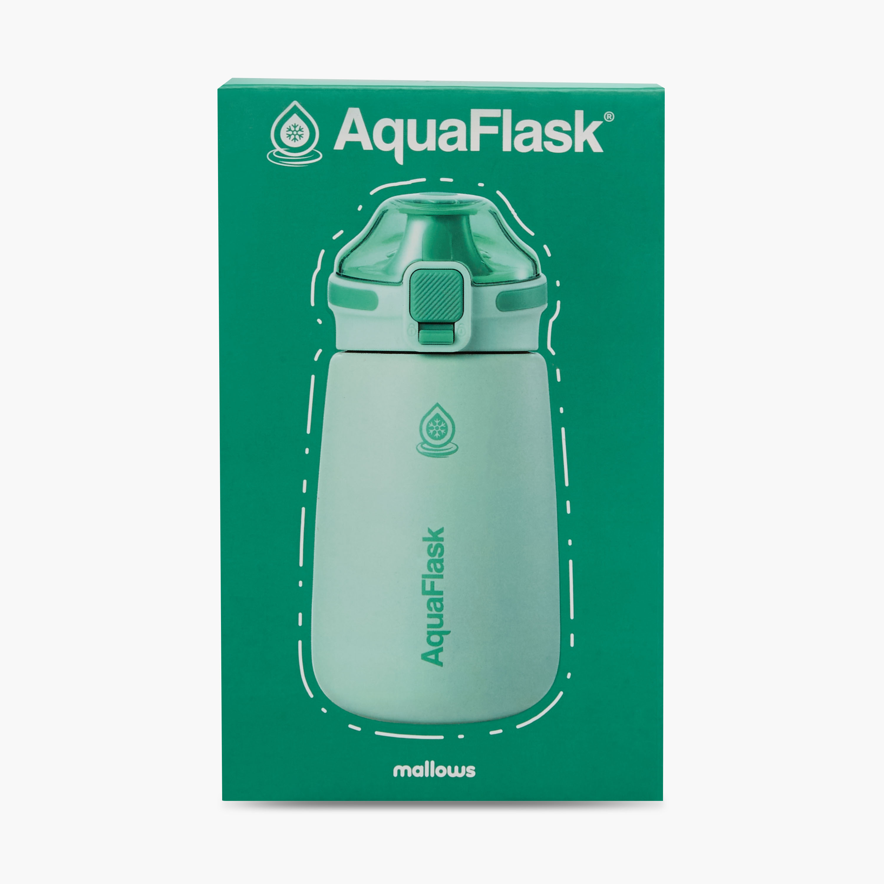 قارورة مياه ستانلس ستيل بقشّة وزر ضغط ومقبض وطبعات - 354 مل-school-waterbottles-image-6