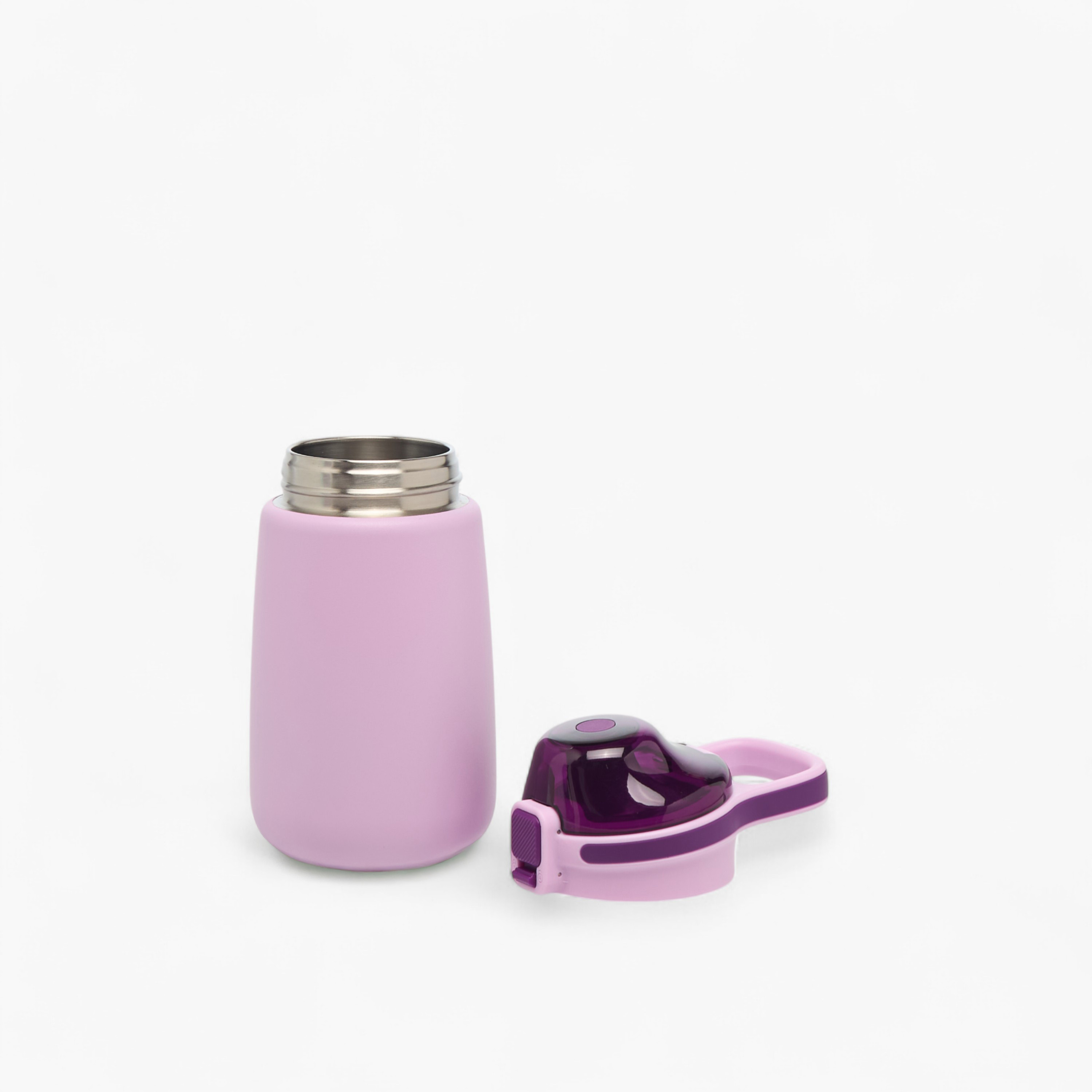 AquaFlask Mallows Stainless Steel Push Button Sipper Water Bottle - 354 ml-school-waterbottles-image-5